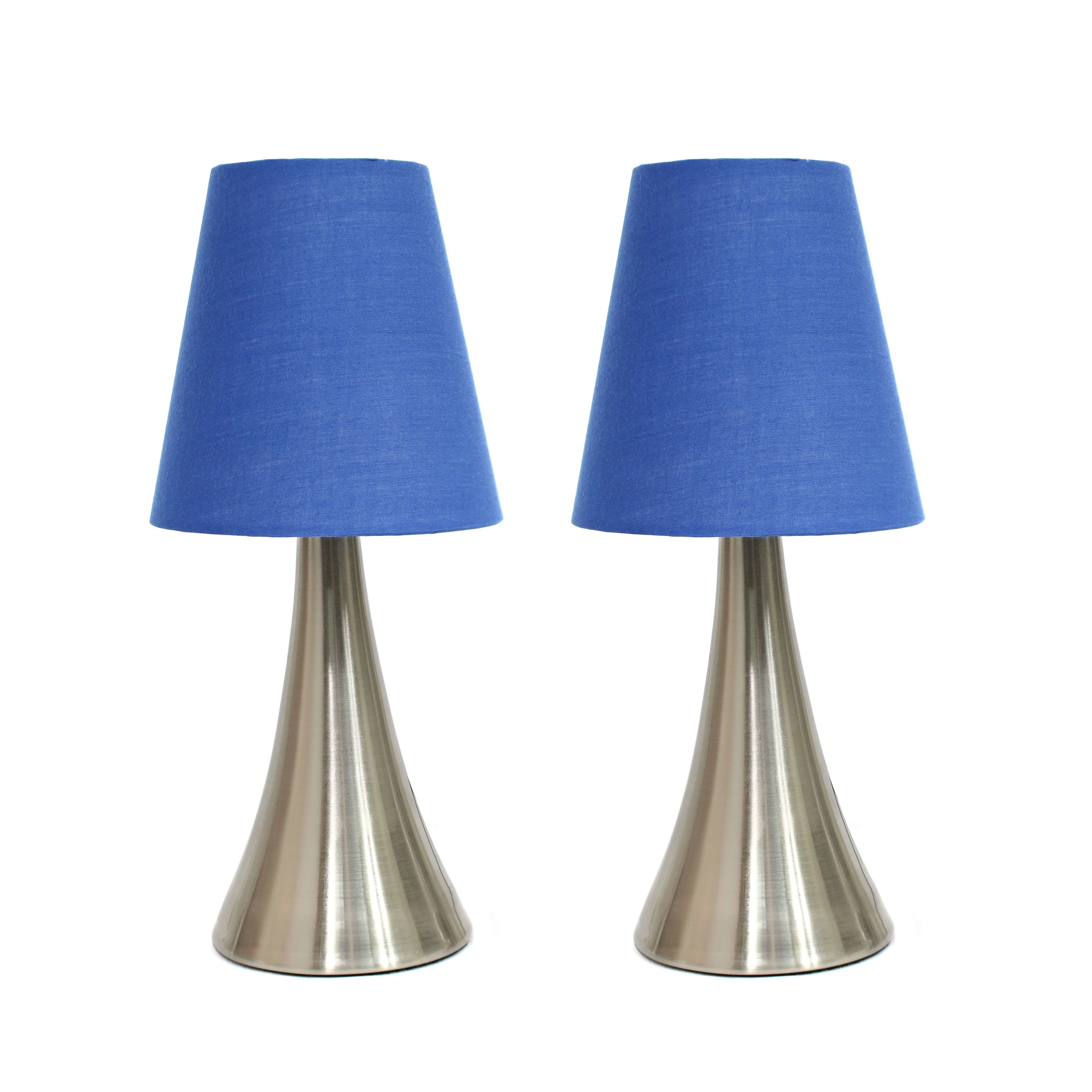 Simple Designs Valencia Mini Touch Table Lamp Set