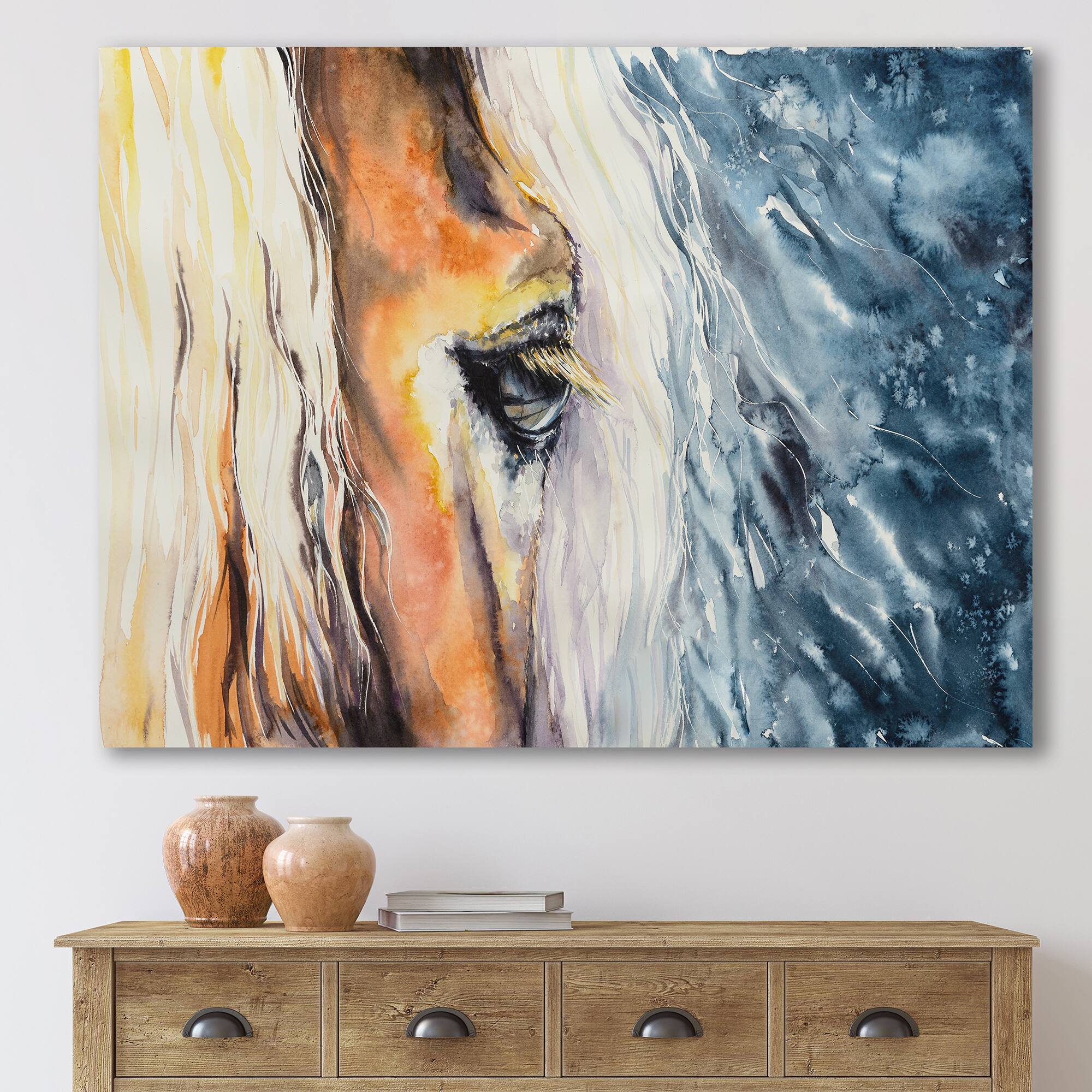 Designart - Close-Up of A Beautiful Horses Eye II