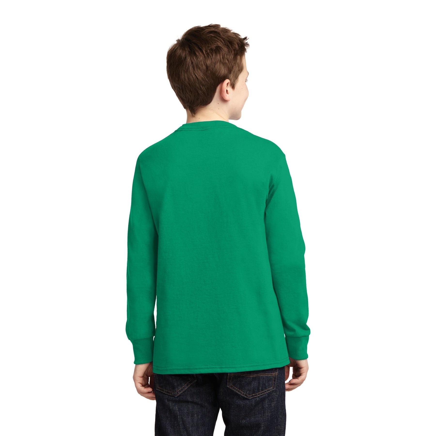 Port & Company® Youth Long Sleeve Core Cotton T-Shirt
