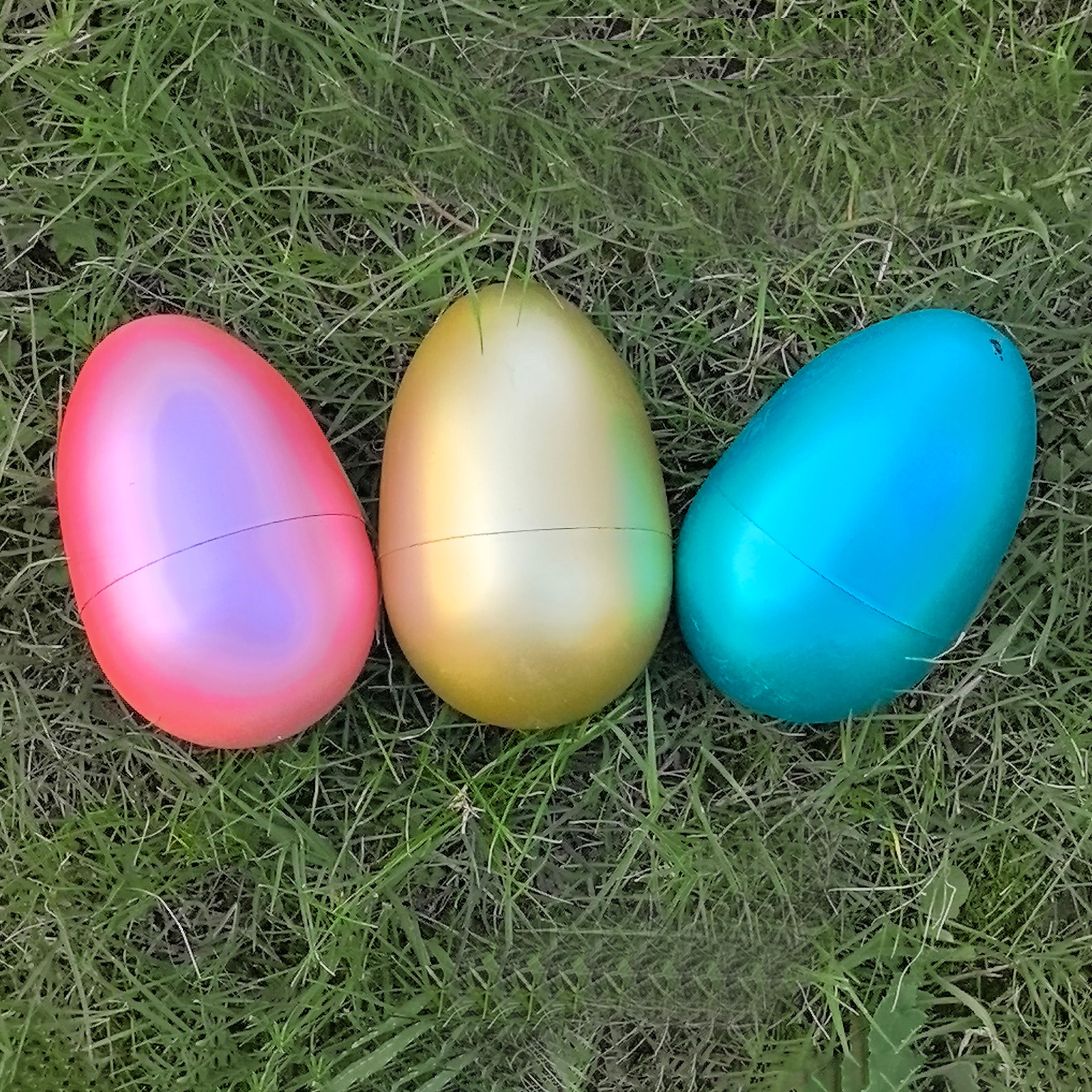 4" Metallic Fillable Plastic Easter Eggs by Creatology™