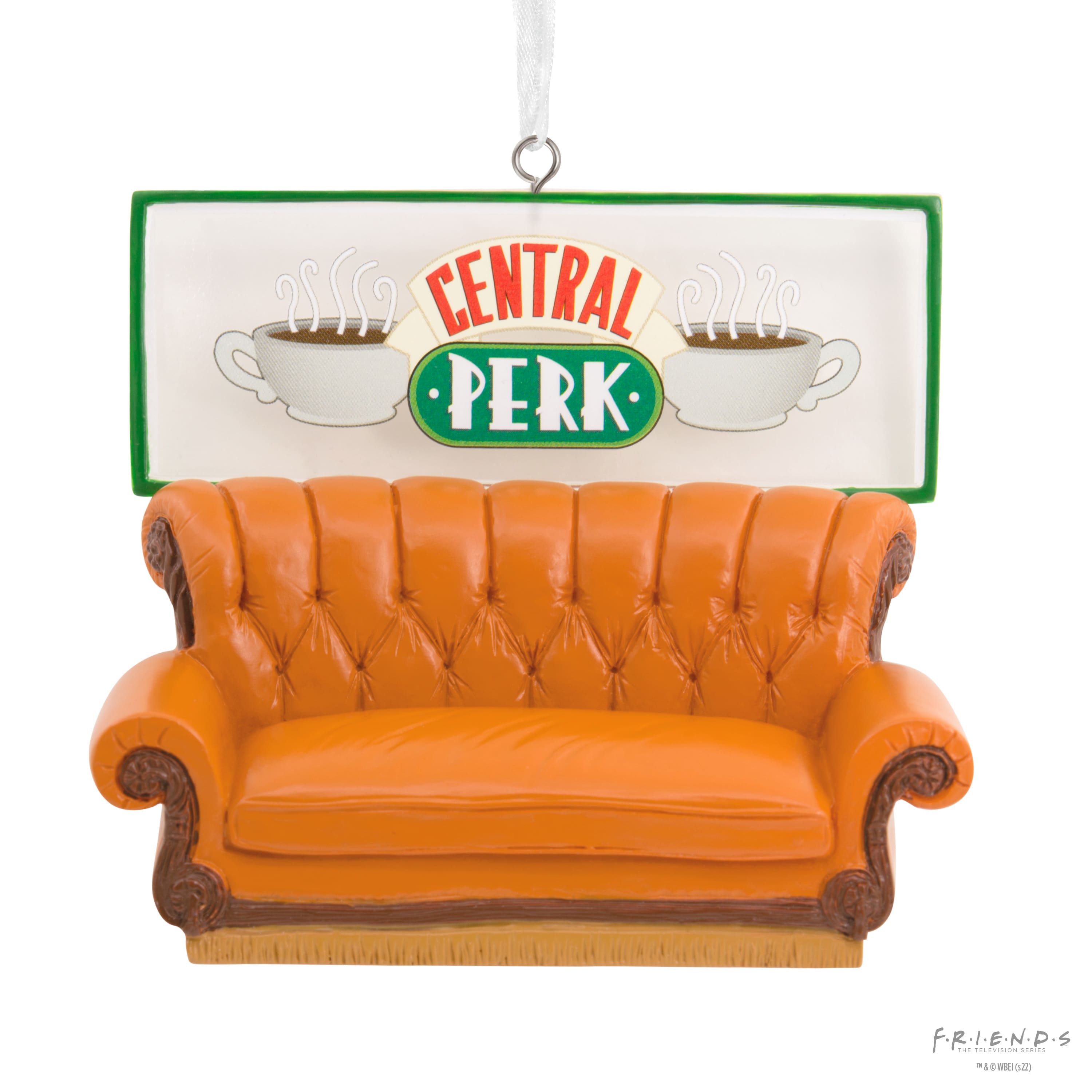 Hallmark 3&#x22; Friends Central Perk Caf&#xE9; Couch Ornament