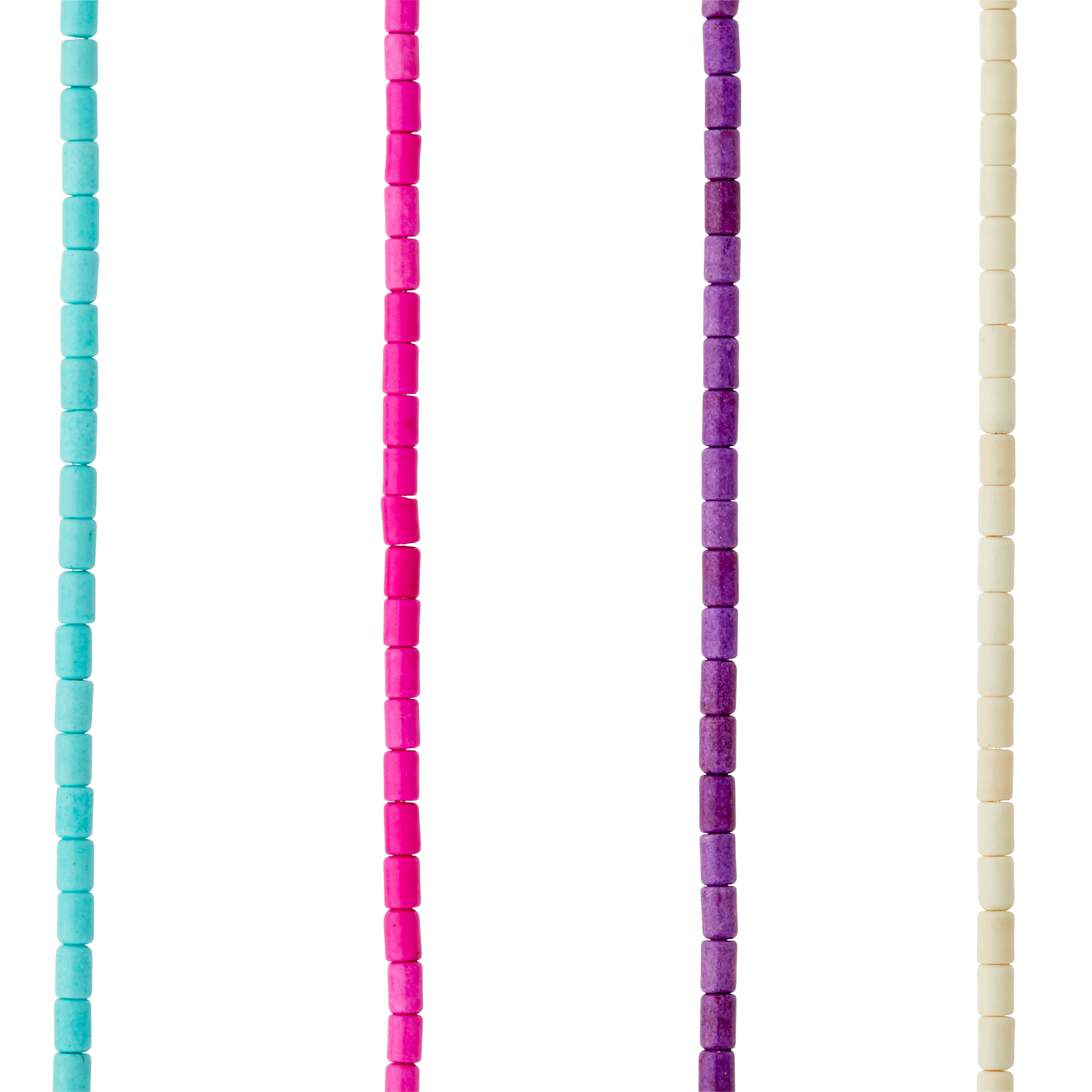 Bright Reconstituted Tube Beads, 5mm by Bead Landing&#x2122;