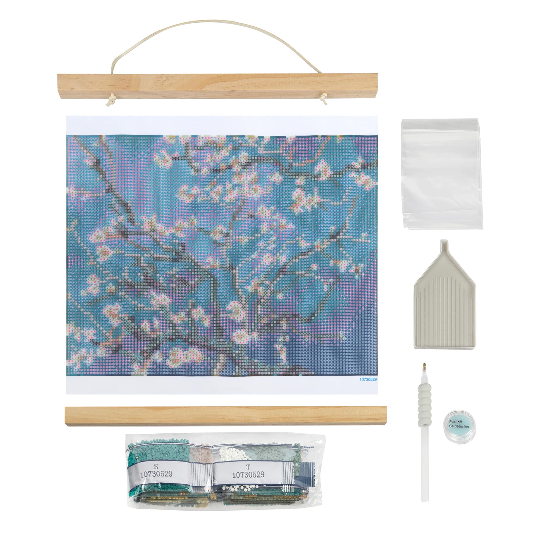 Almond Blossom with Frame Diamond Art Kit by Make Market&#xAE;