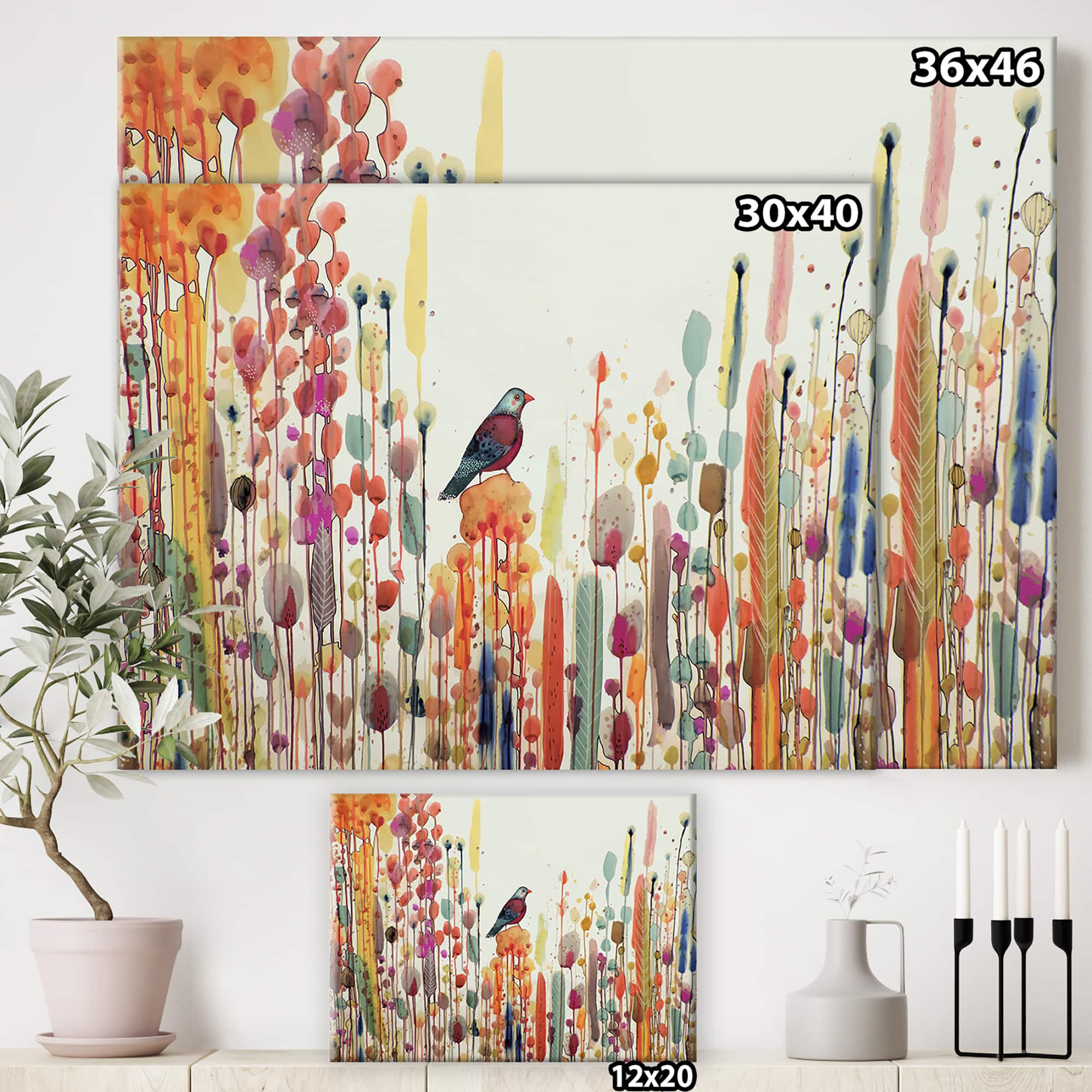 Designart - Joie De Vivre - Cottage Premium Canvas Wall Art