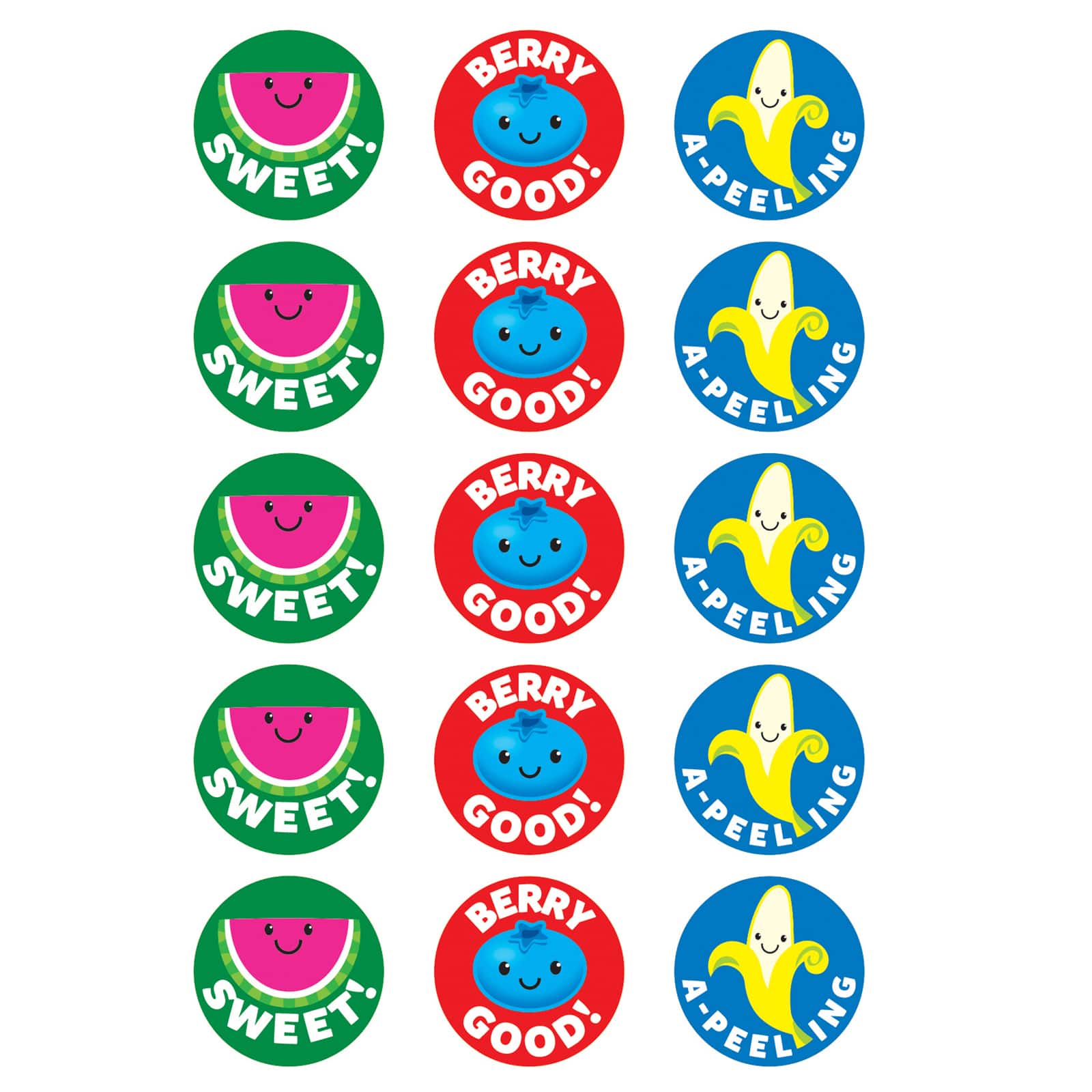 Trend Enterprises&#xAE; Friendly Fruit Punch Scented Stinky Stickers&#xAE;, 60ct.