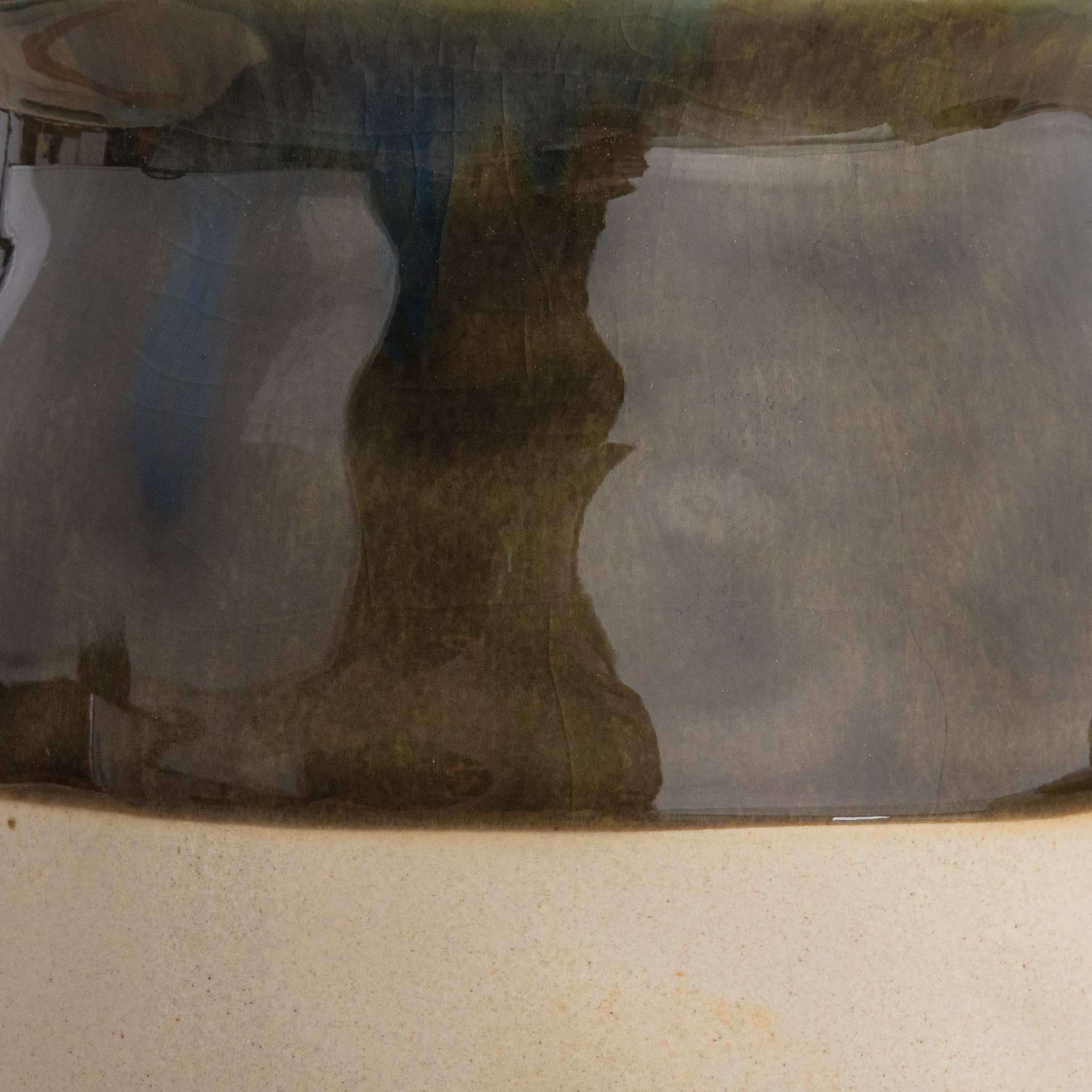 Hello Honey® 4.4" Green Stoneware Sugar Pot with Lid & Wood Spoon