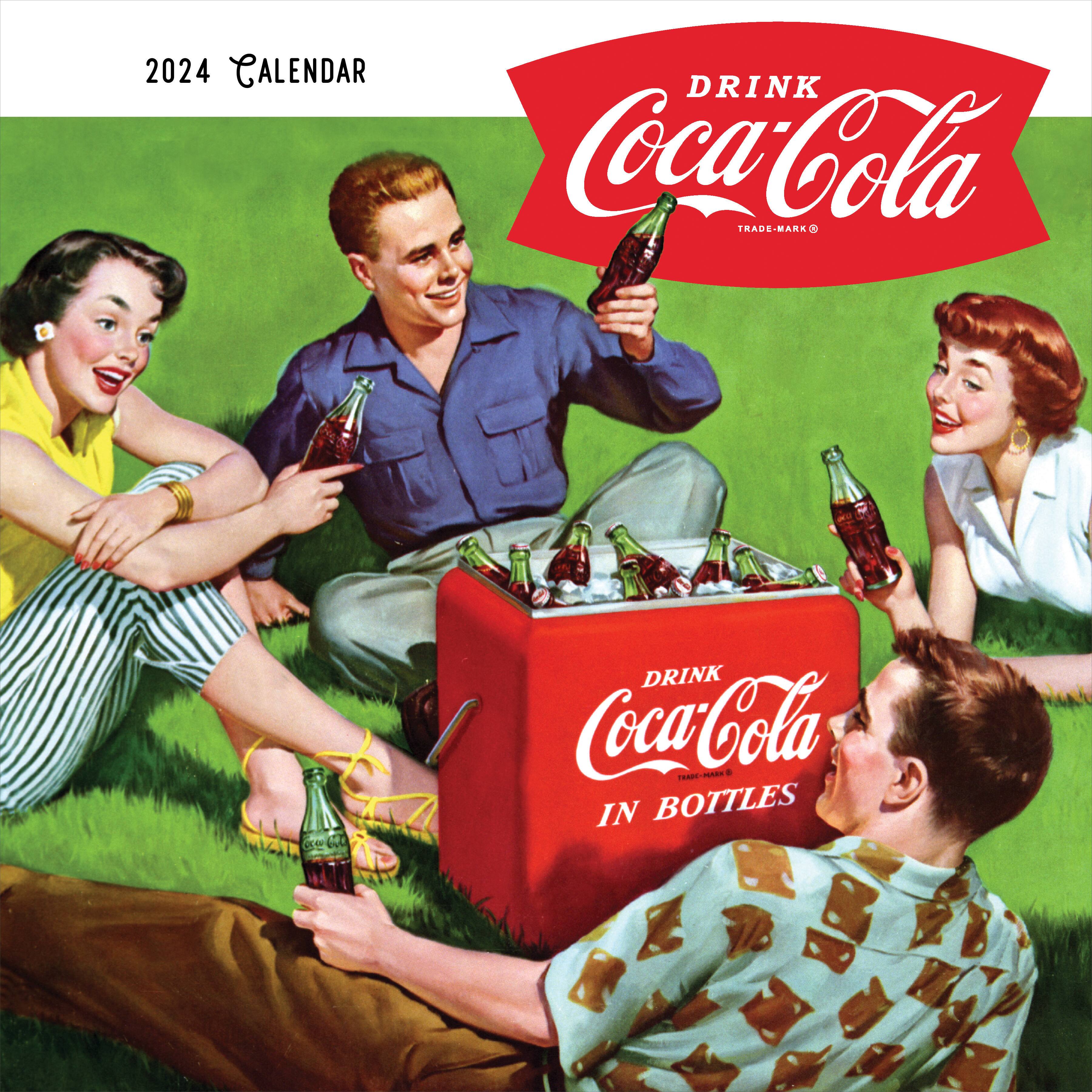 TF Publishing 2024 Coca Cola: Nostalgia Wall Calendar