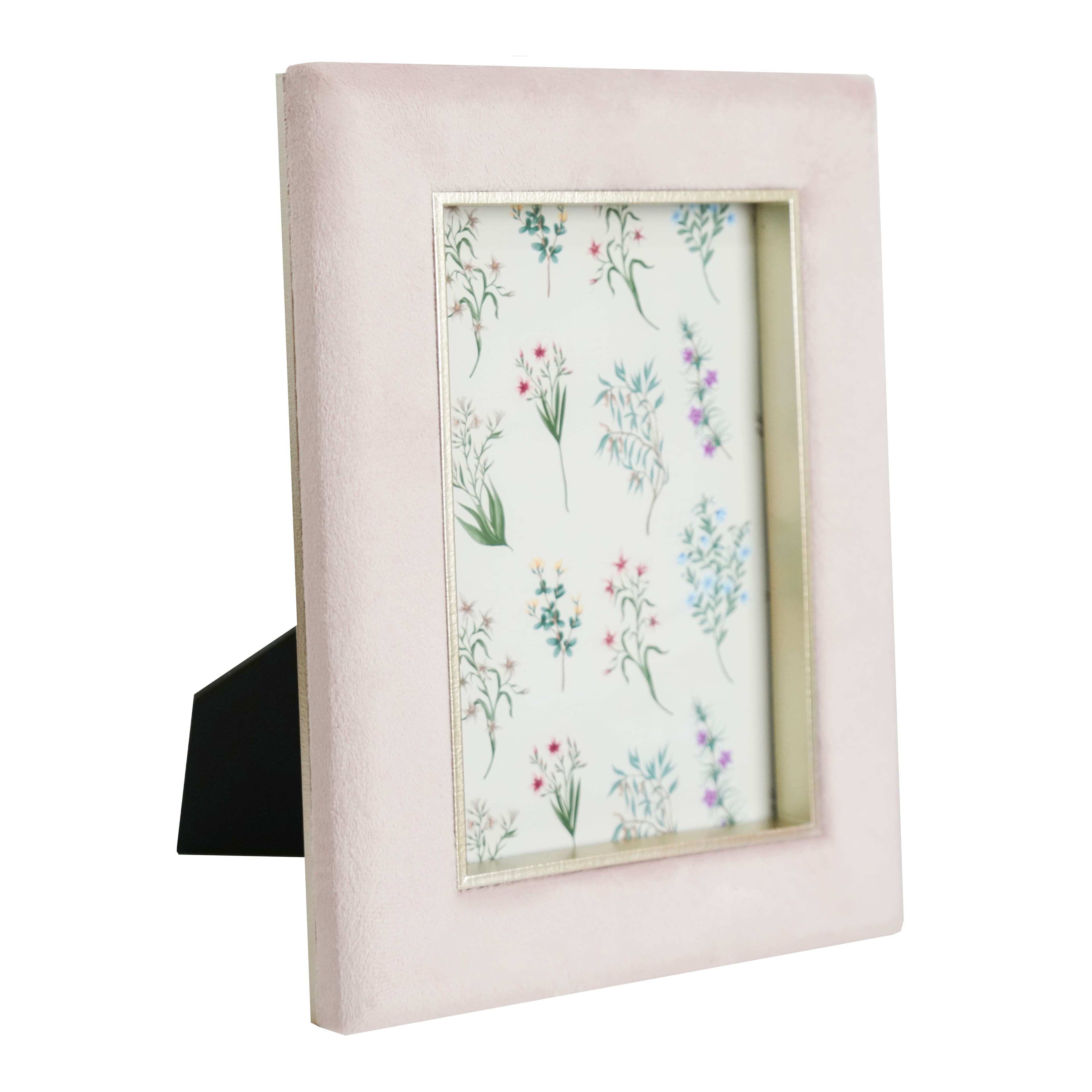 Just Jane 5&#x22; x 7&#x22; Flocked with Gold Frame by Studio D&#xE9;cor&#xAE;
