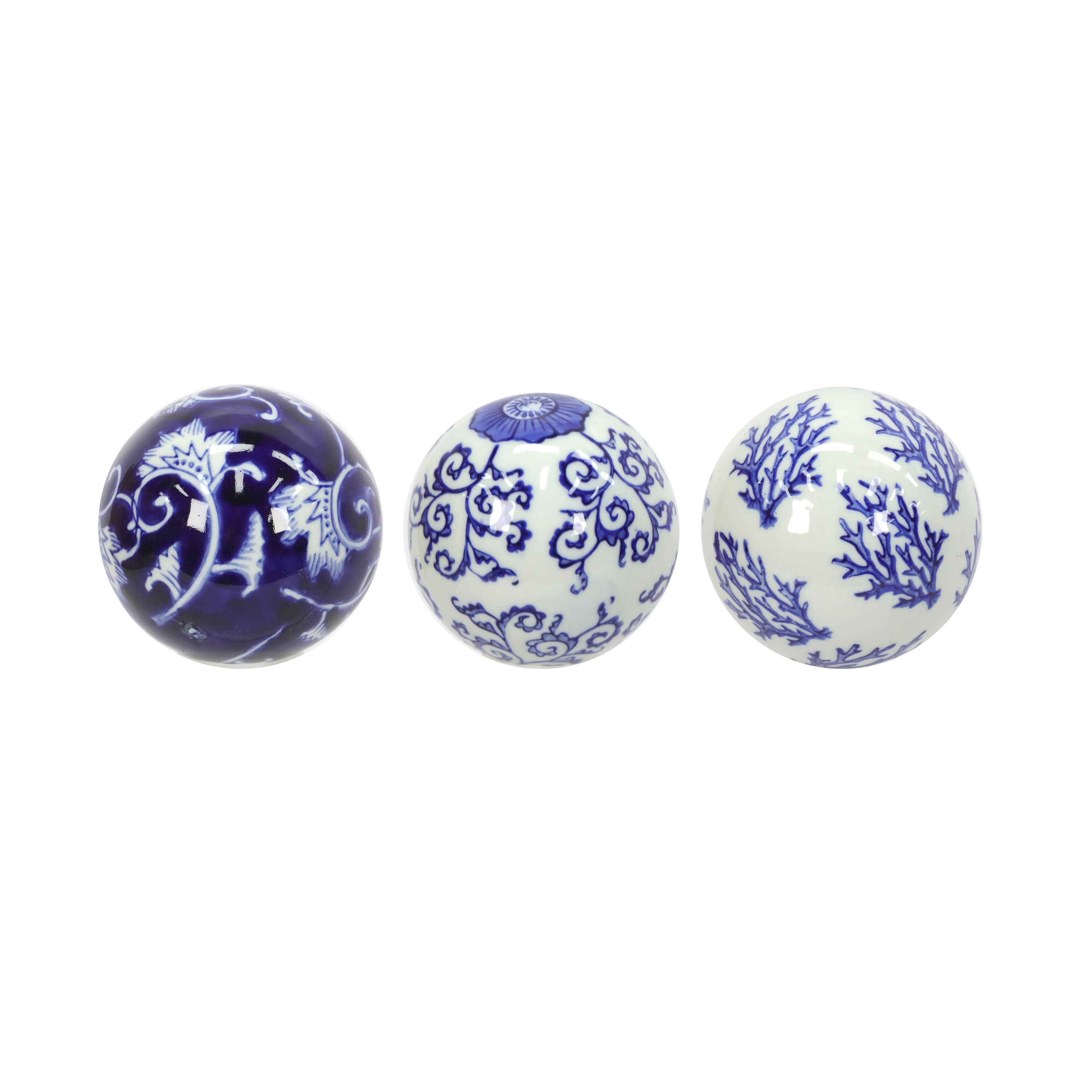 Assorted 3&#x22; Small Ceramic Ball Tabletop D&#xE9;cor by Ashland&#xAE;, 1pc.