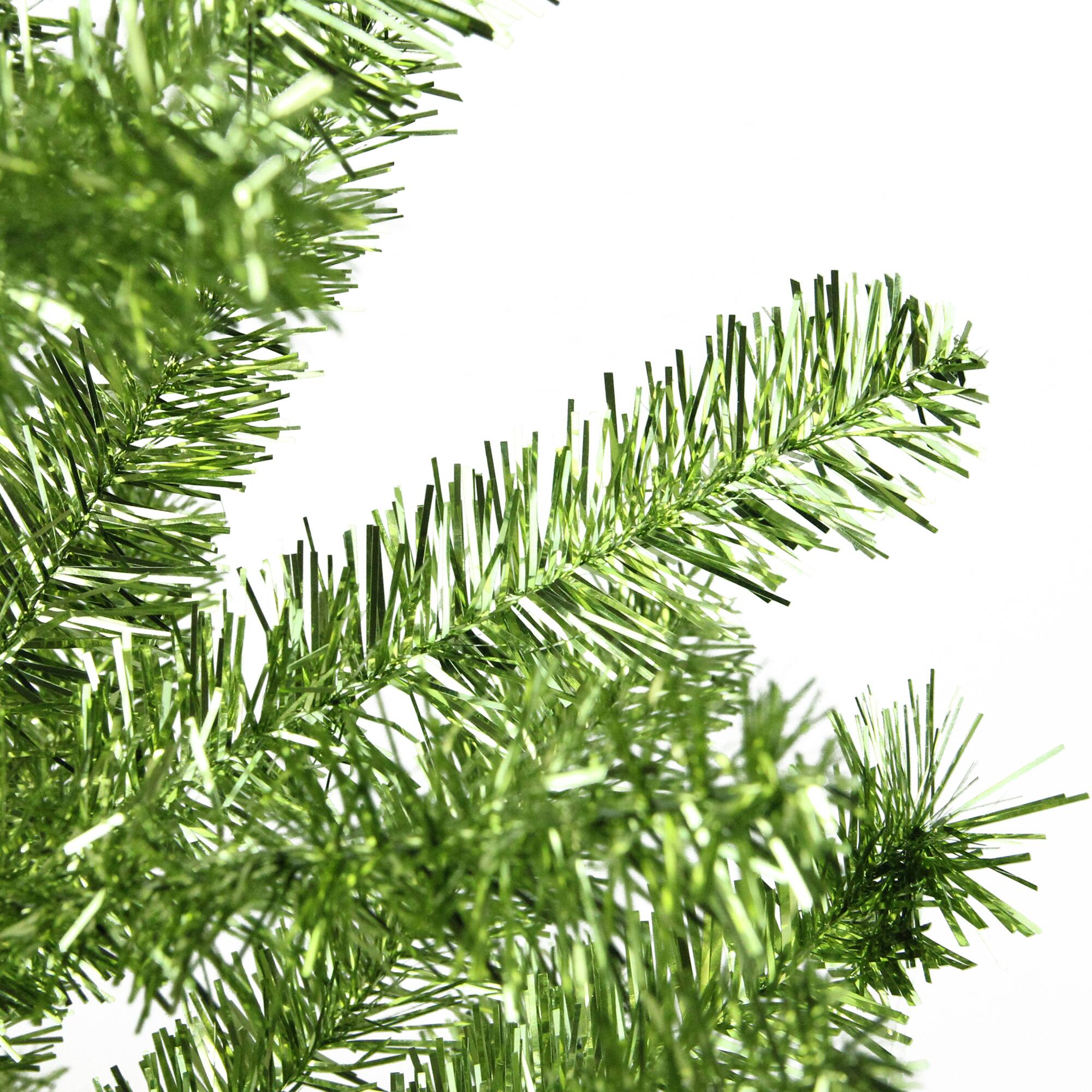 3ft. Unlit Green Tinsel Pine Twig Artificial Christmas Tree