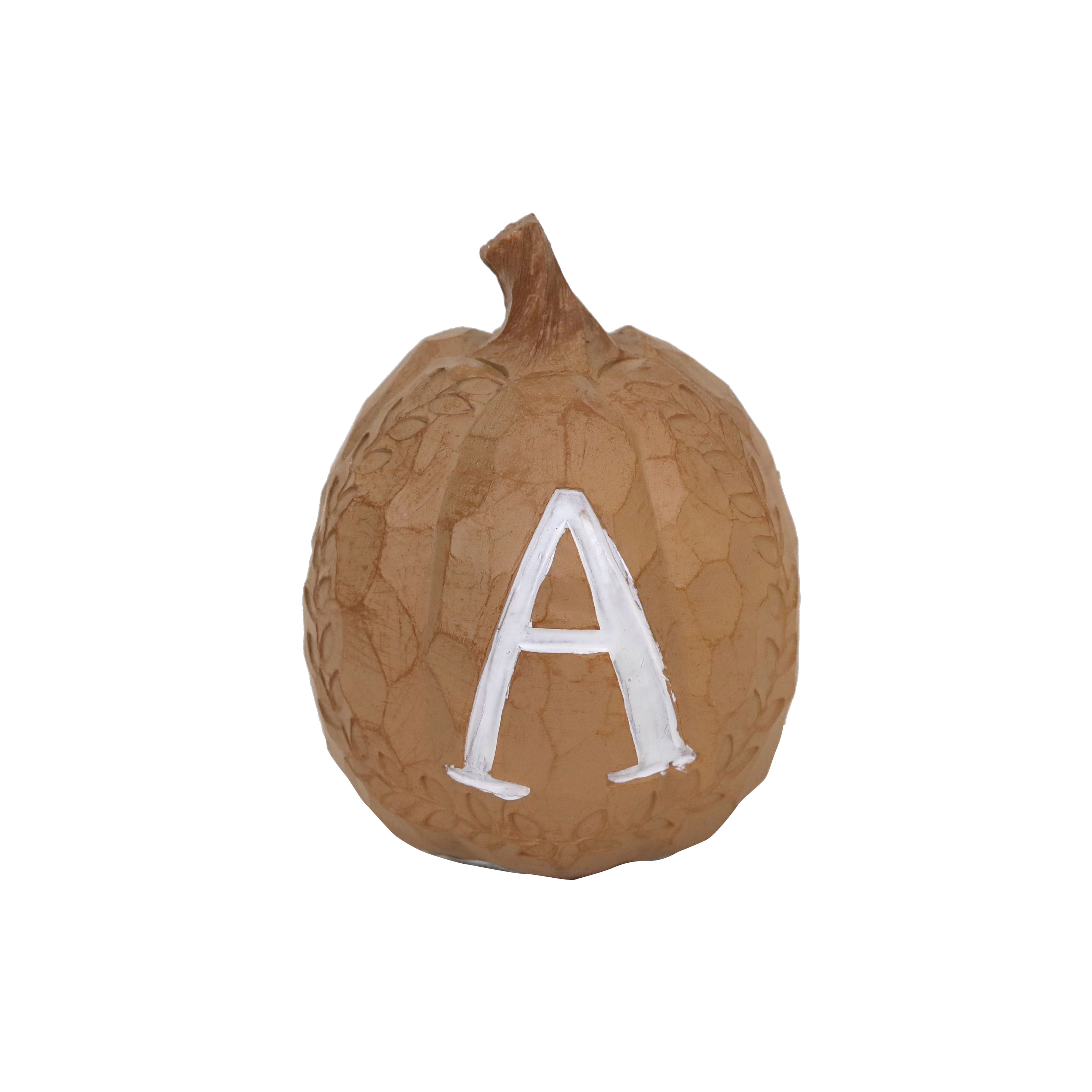 4" Fall Tabletop Pumpkin Monogram Letter by Ashland®
