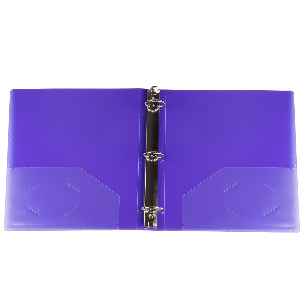 JAM Paper 1.5" Glass Twill Plastic 3Ring Binder Binders Michaels