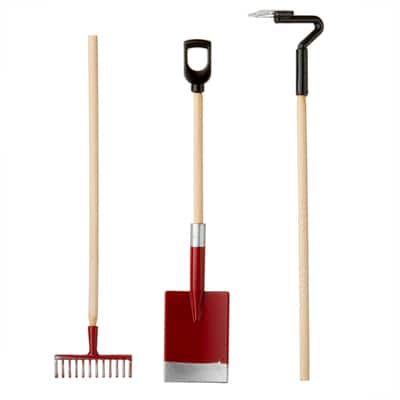 Miniatures Garden Rake Hoe Shovel by Make Market® image