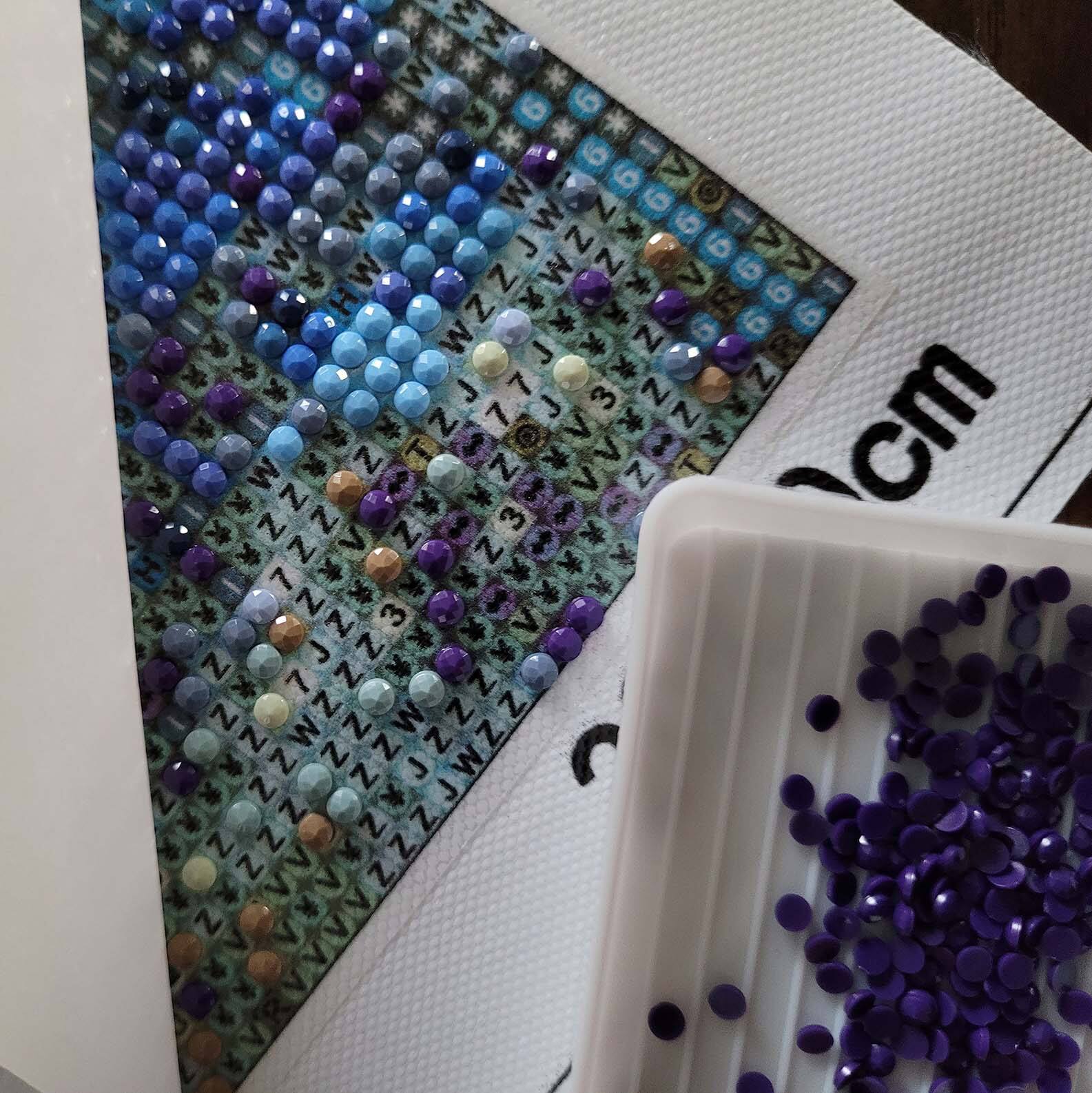 Sparkly Selections Young Witch Diamond Painting Kit, Round Diamonds