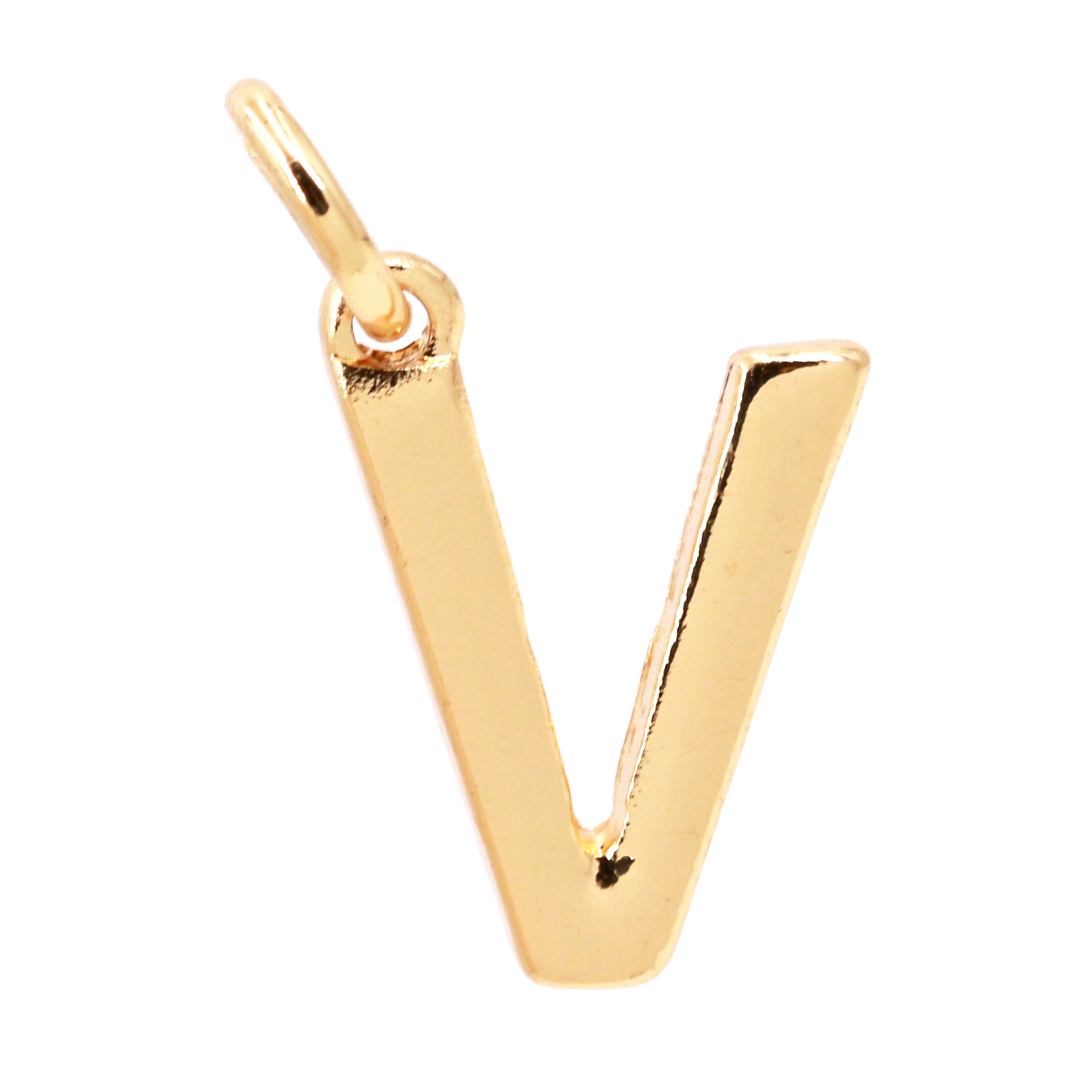 14K Gold Plated Letter Charm by Bead Landing&#x2122;