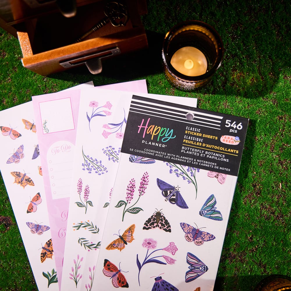 The Classic Happy Planner&#xAE; Butterfly Botanics Sticker Book
