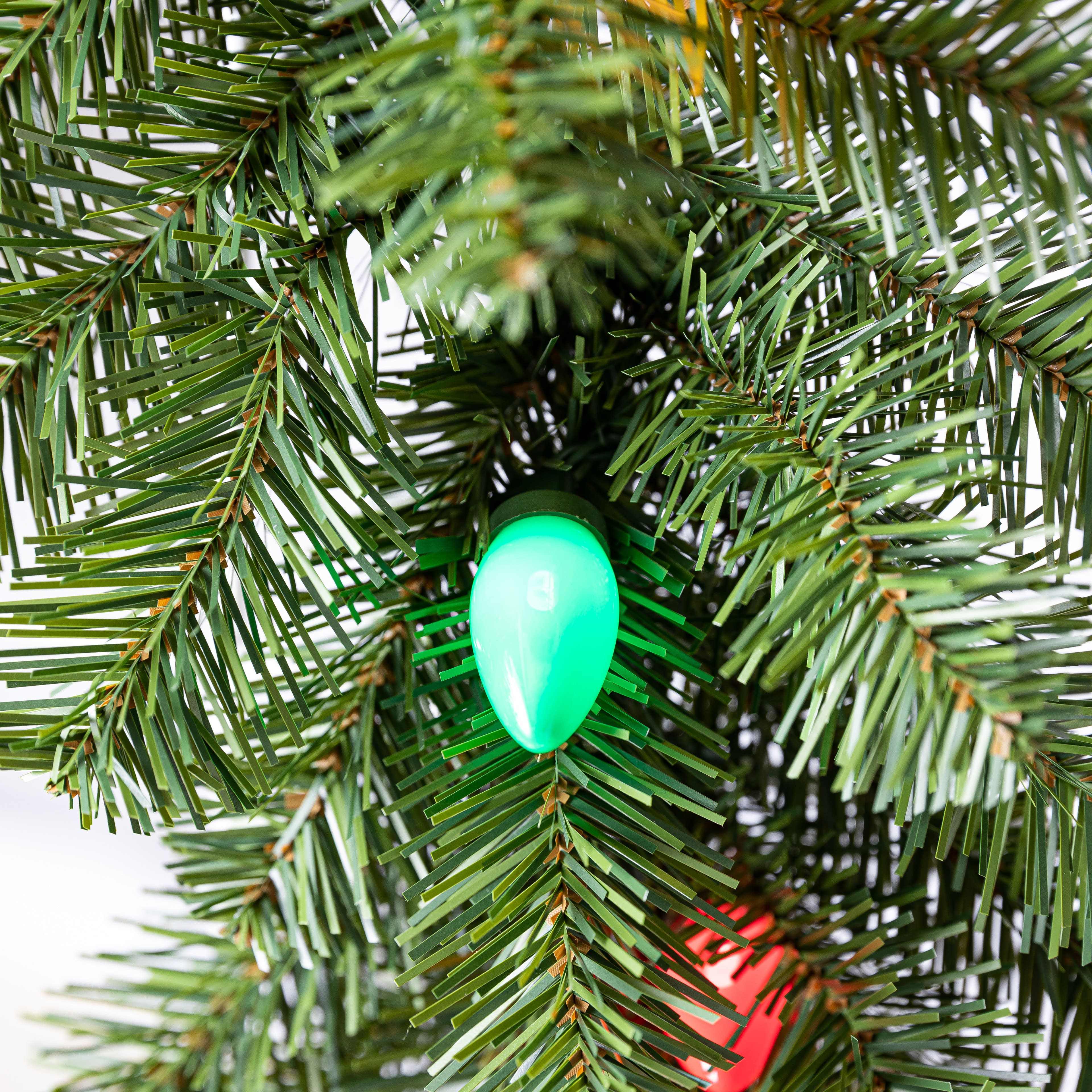 24&#x22; Pre-Lit Lakewood Spruce, C7 Multicolor LED Lights by Ashland&#xAE;