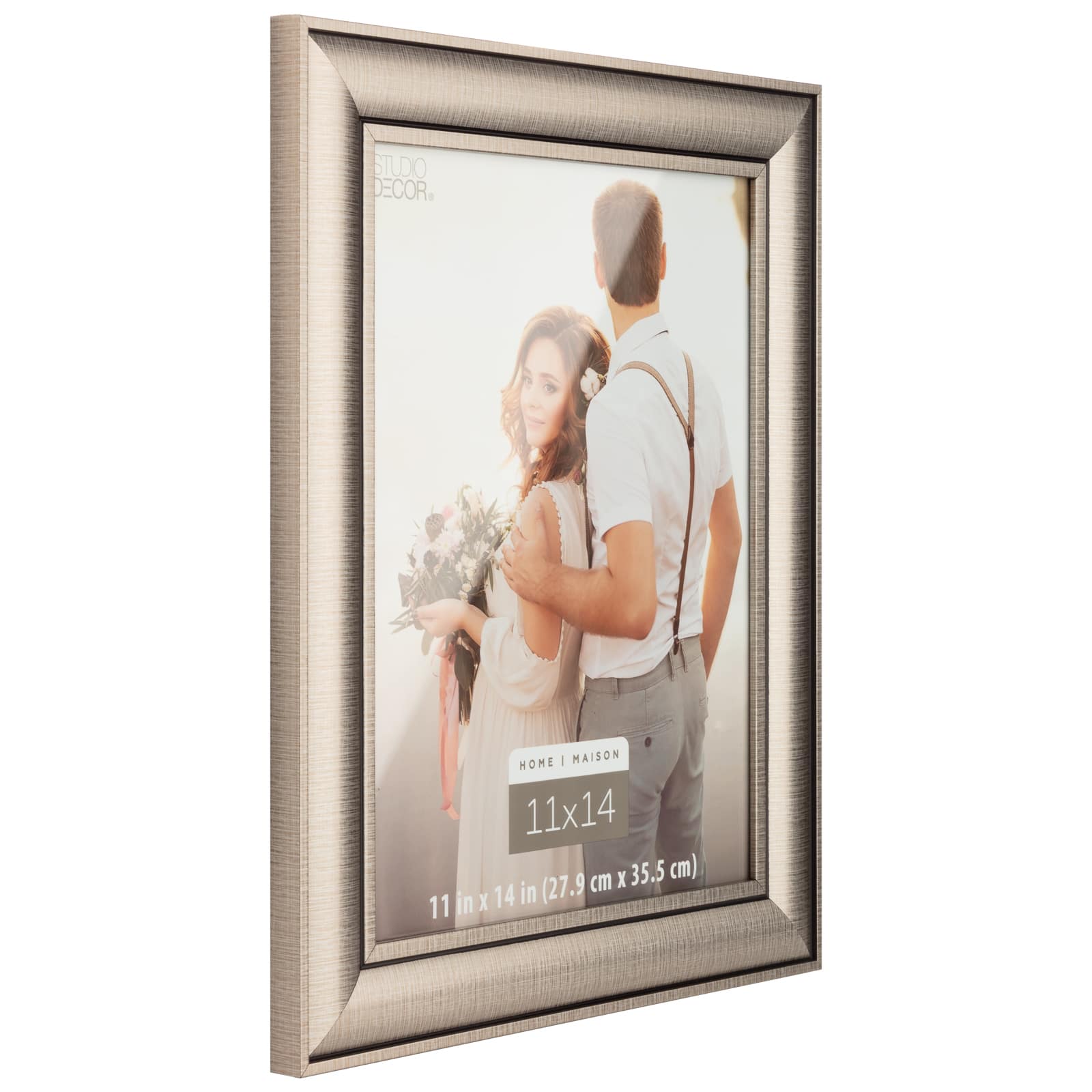 Silver Metallic Frame, Home Collection by Studio D&#xE9;cor&#xAE;
