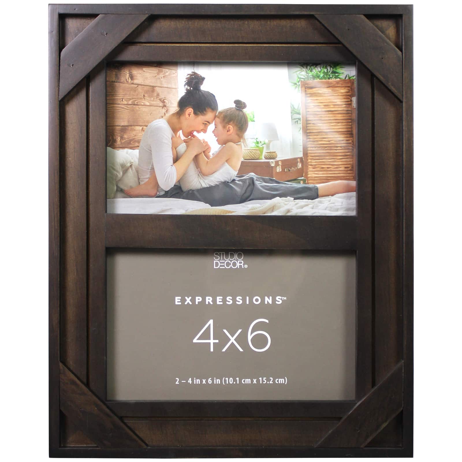 12 Pack: 2 Opening Espresso 4&#x22; x 6&#x22; Collage Frame, Expressions&#x2122; by Studio D&#xE9;cor&#xAE;