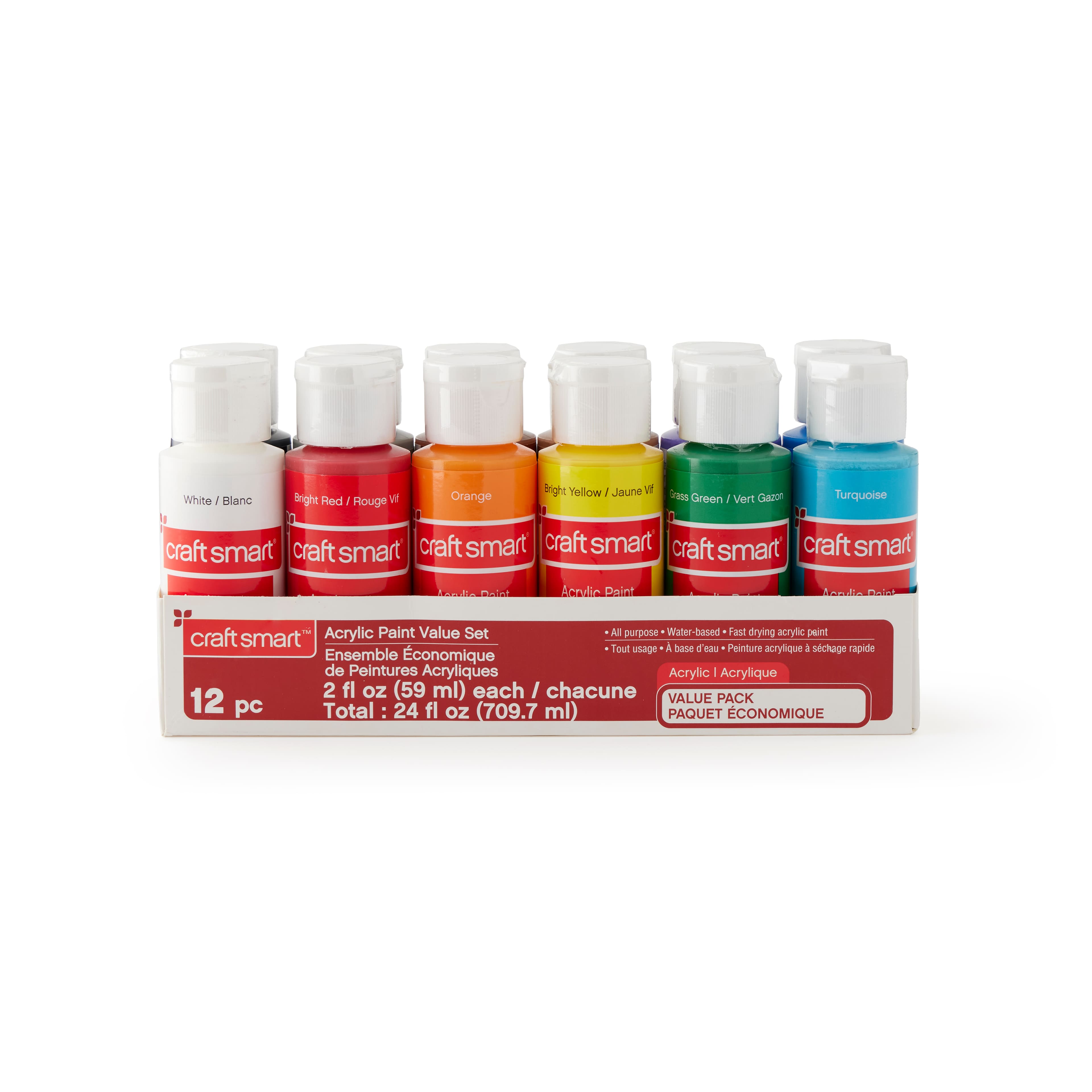 Craft Smart Acrylic Paint Value Pack