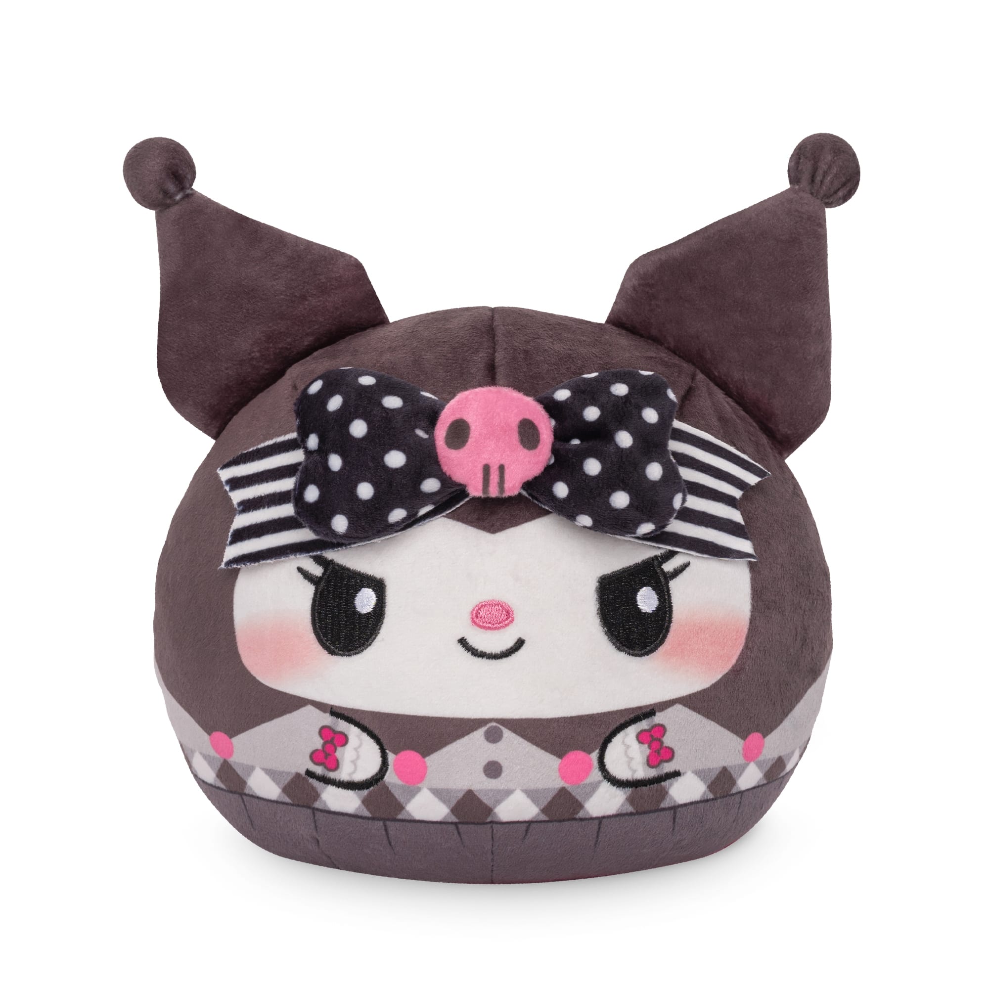 TeeTurtle 6&#x22; Pink &#x26; Black My Melody &#x26; Kuromi Reversible Plushie