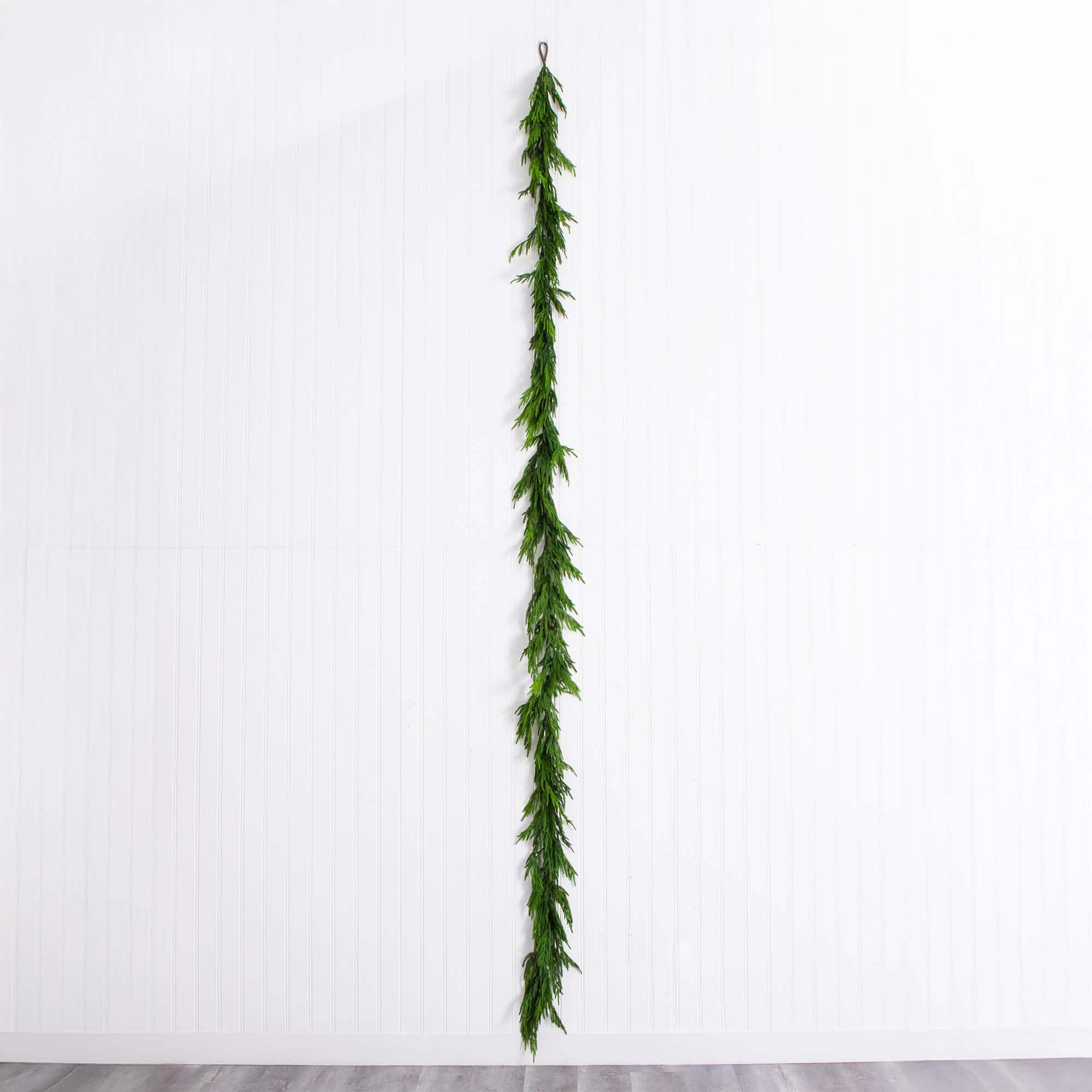 15ft. Artificial Real Touch Norfolk Island Pine Garland with Natural Look