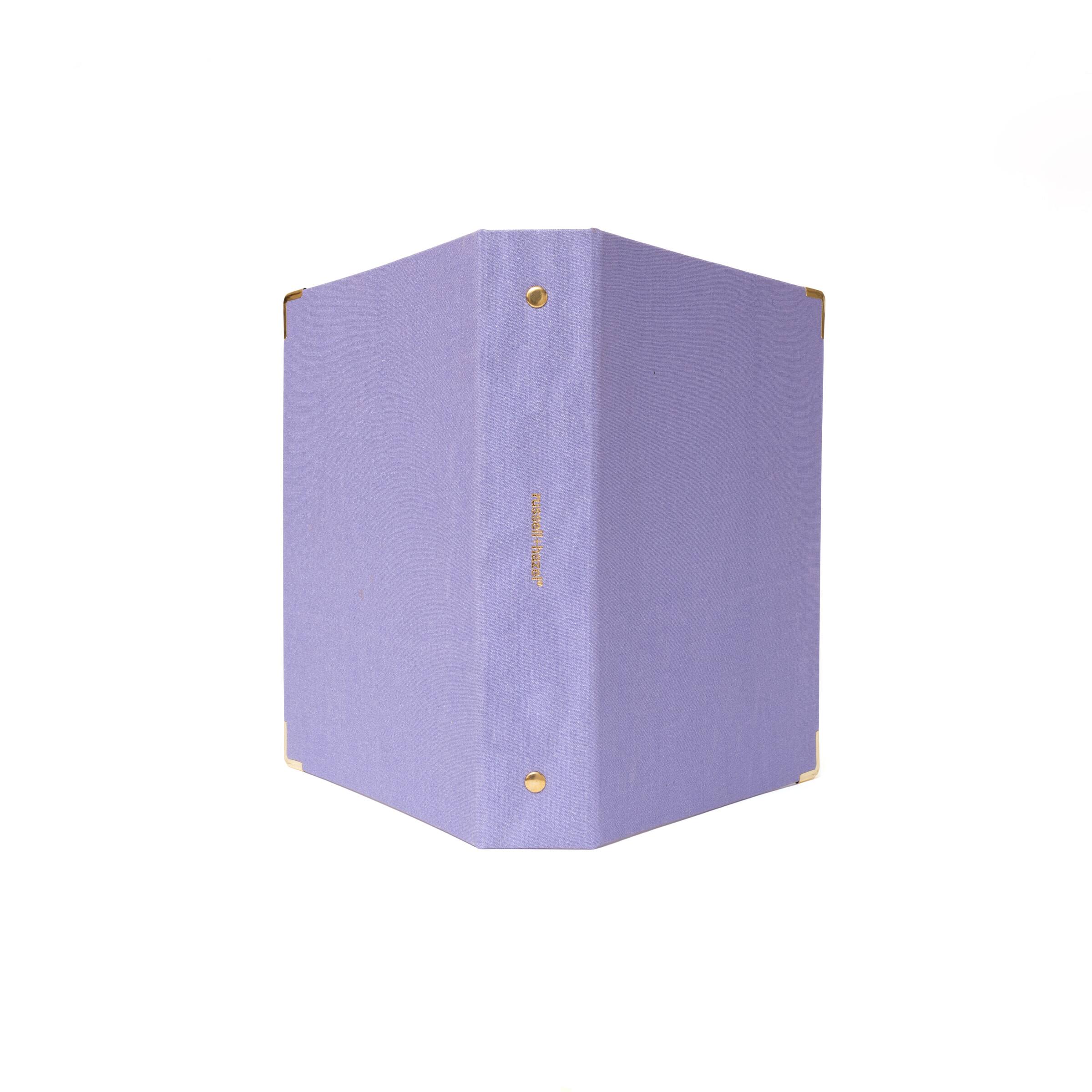 russell + hazel® Graylac Bookcloth Mini 3Ring Binder Michaels