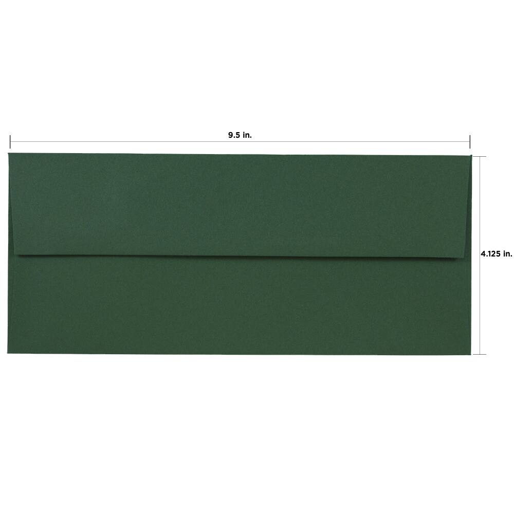 JAM Paper 9.5" x 4.125" Assorted Business Premium Envelopes, 125ct.