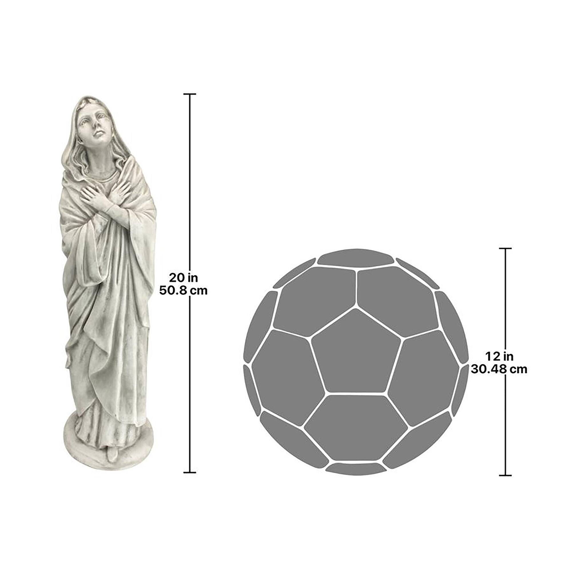 Design Toscano 20&#x22; Blessed Mother of the Heavens Immaculate Conception Mary Statue