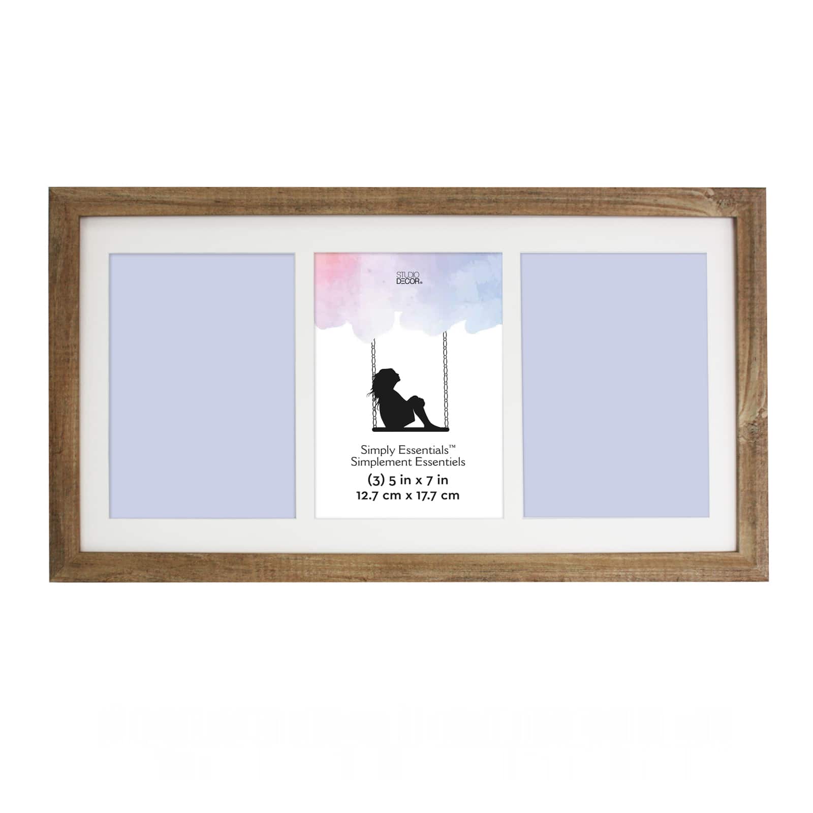 3 Opening Natural 5&#x22; x 7&#x22; Collage Frame, Simply Essentials&#x2122; by Studio D&#xE9;cor&#xAE;