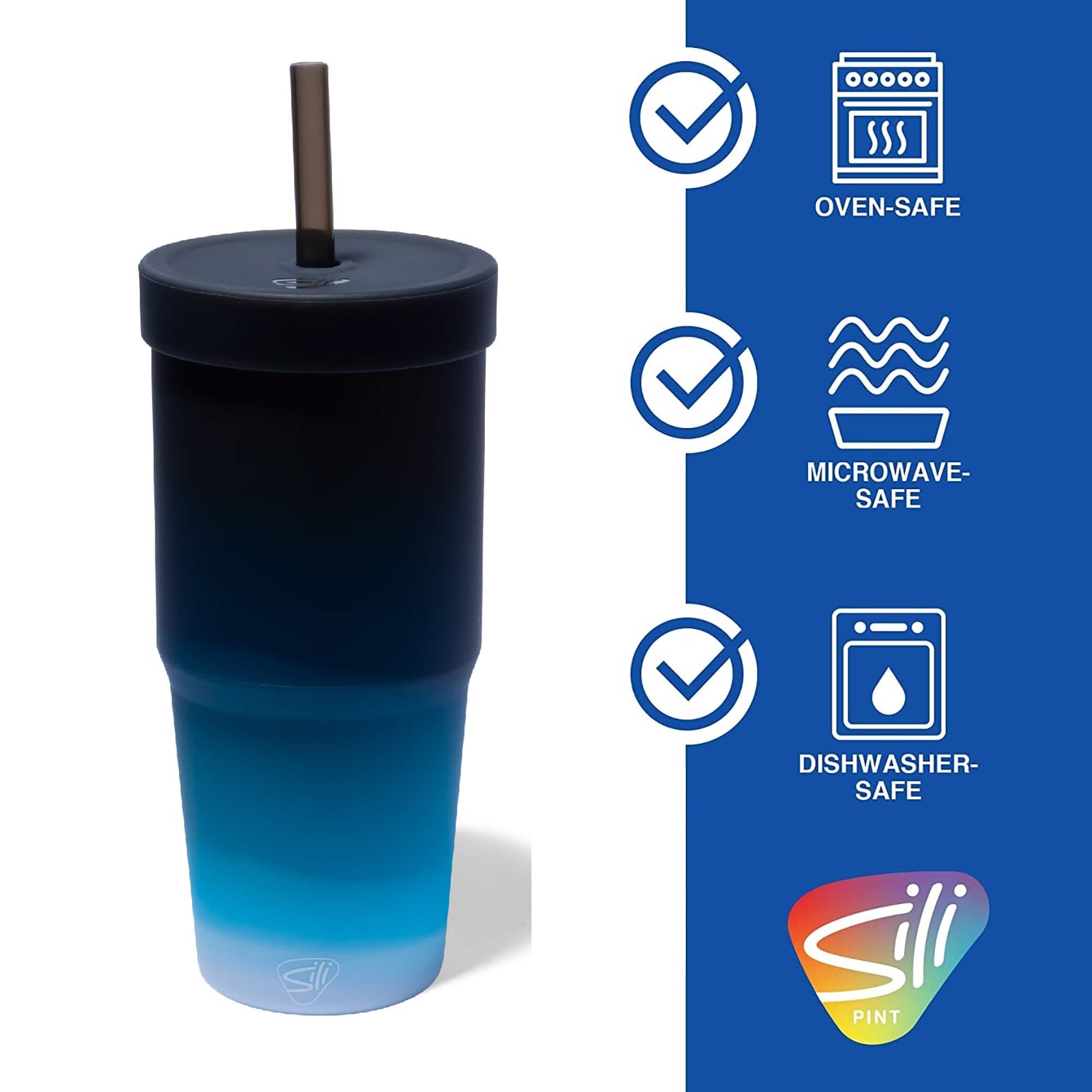 Silipint&#xAE; 32oz. Silicone Tumbler with Straw