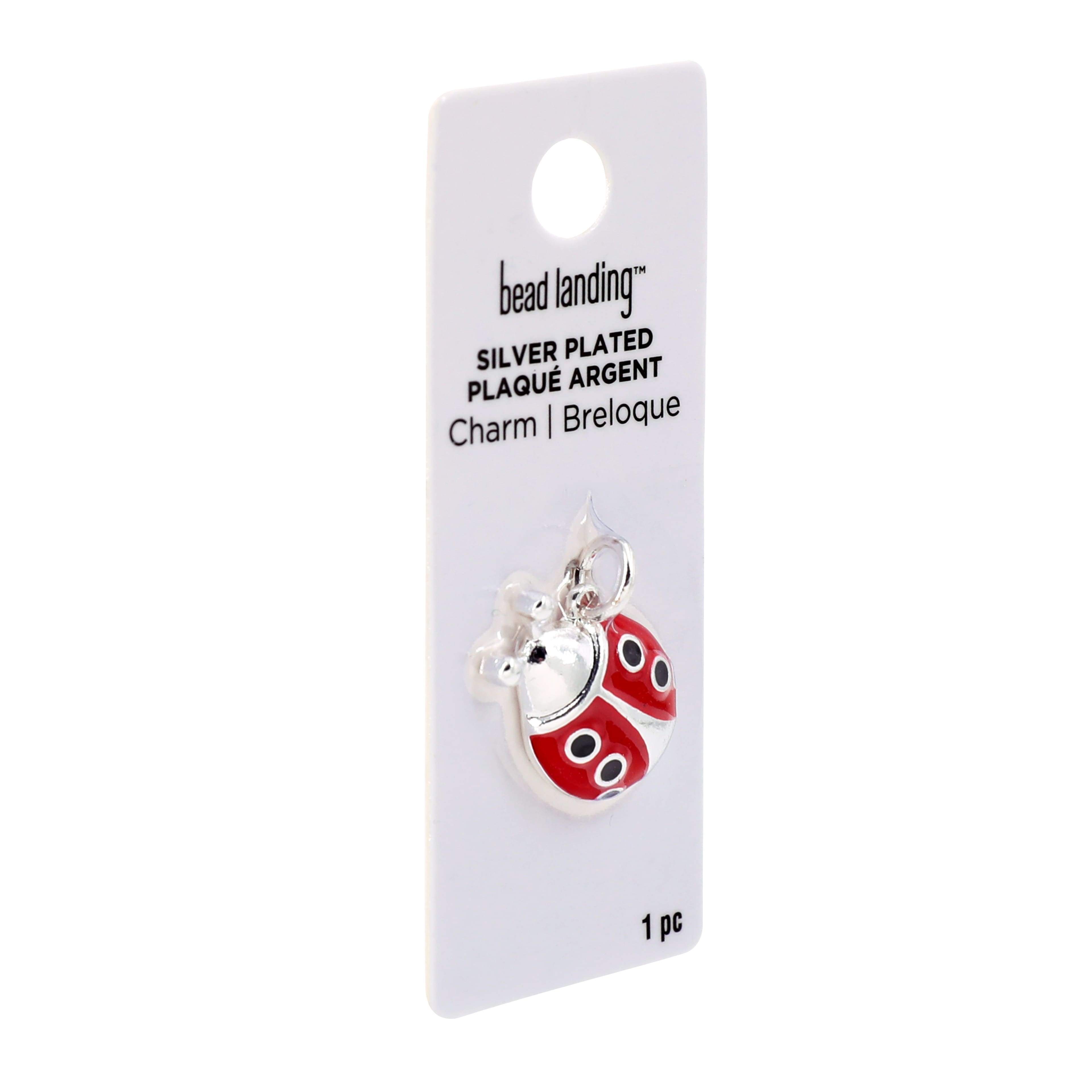 Silver Plated Ladybug Charm by Bead Landing™