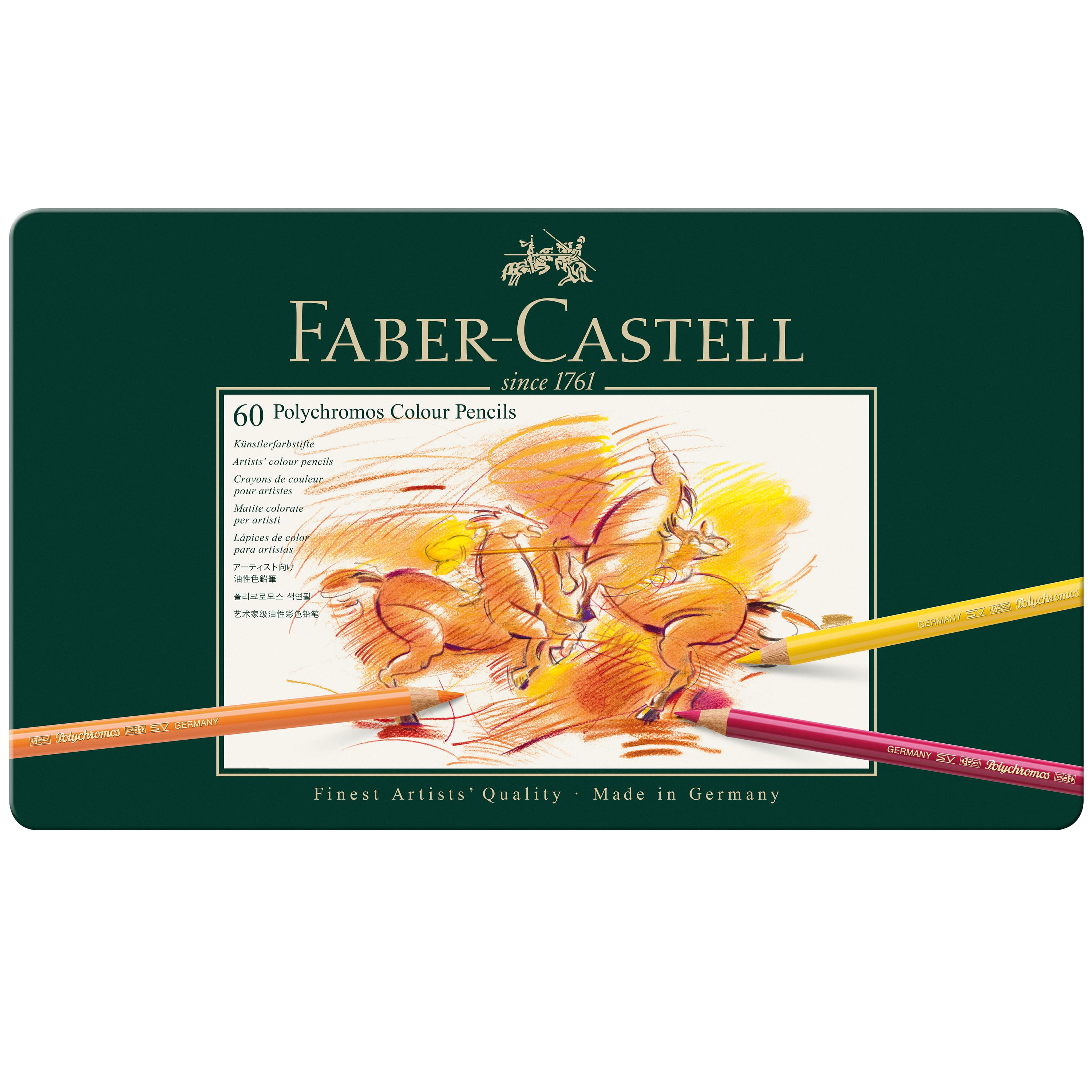 Faber-Castell Polychromos 60 Color Pencil Set
