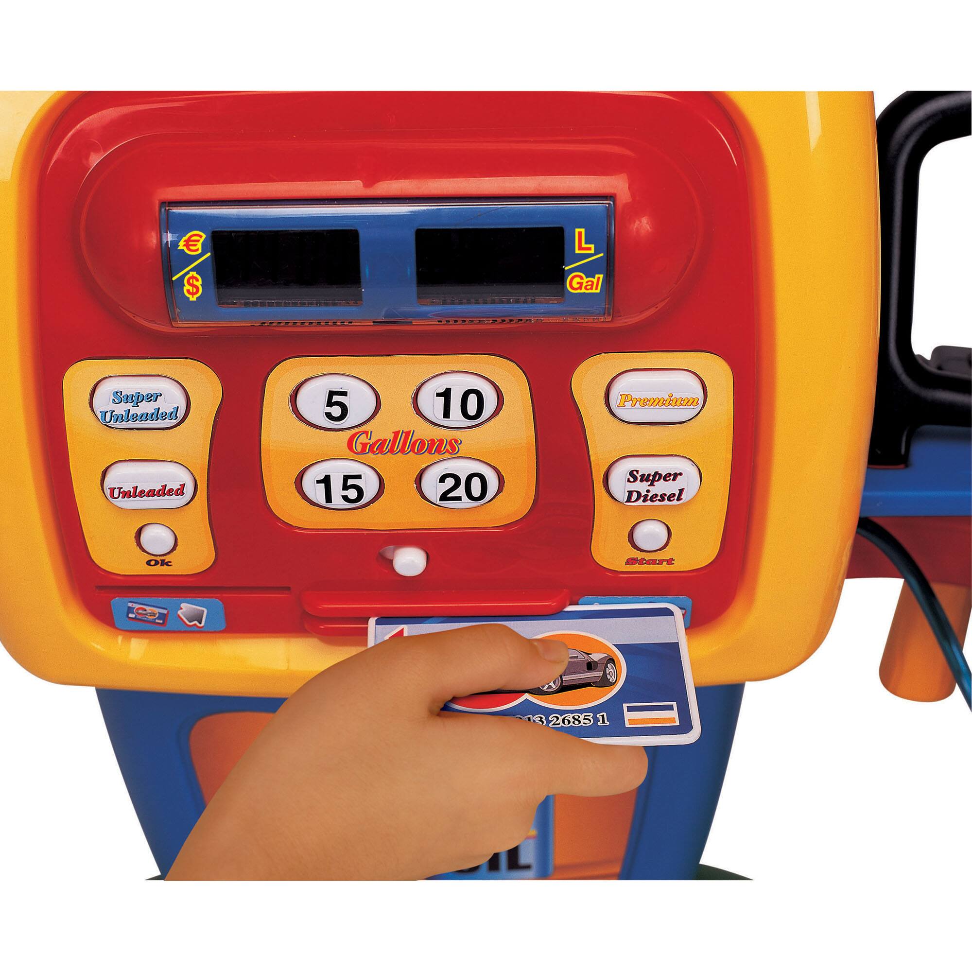 Children&#x27;s Electronic Self-Service Gas Station Playset