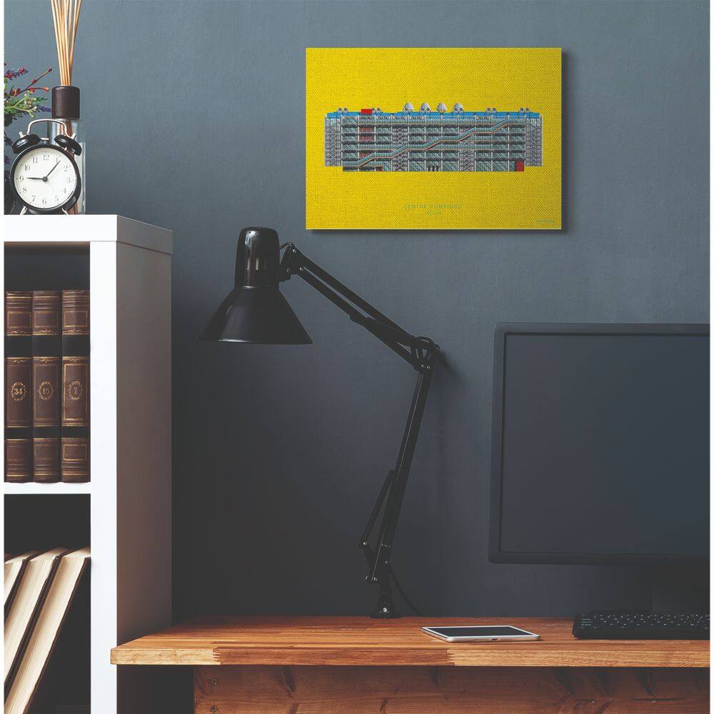 Stupell Industries Centre Pompidou Canvas Wall Art