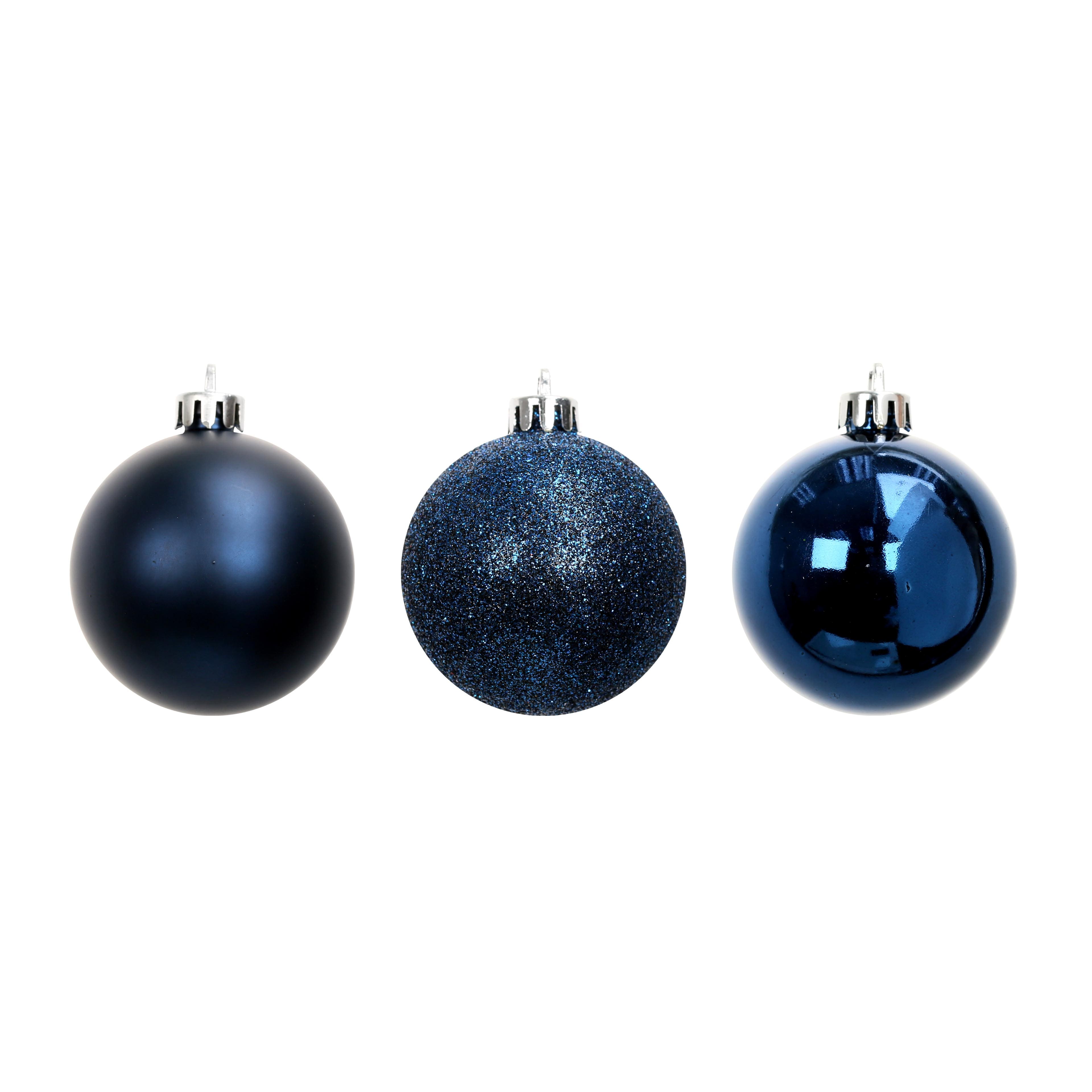 Assorted 50 Pack 2&#x22; Cool Tone Ball Christmas Ornaments by Ashland&#xAE;