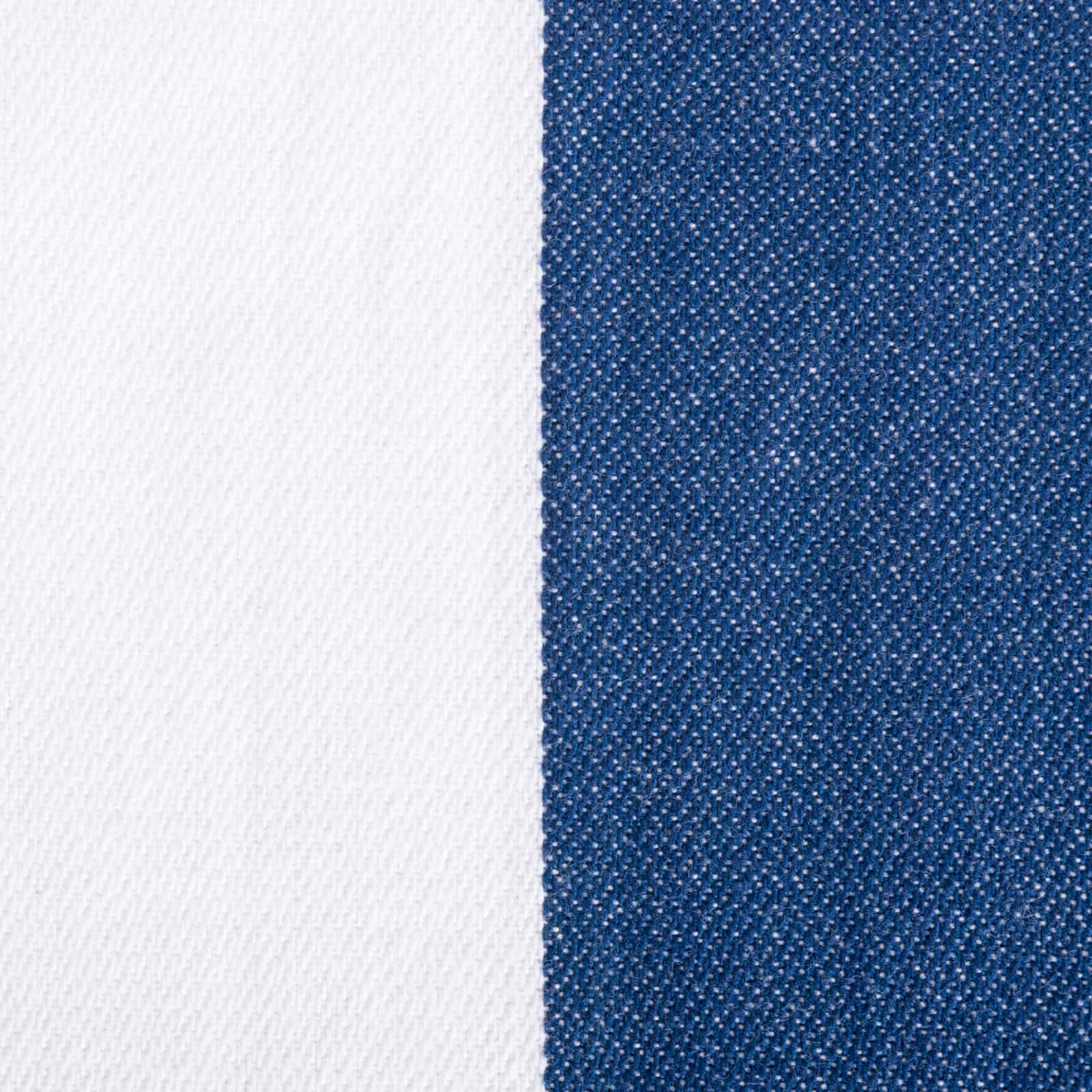 Navy/White Dobby Stripe Table Runner 18" x 72"