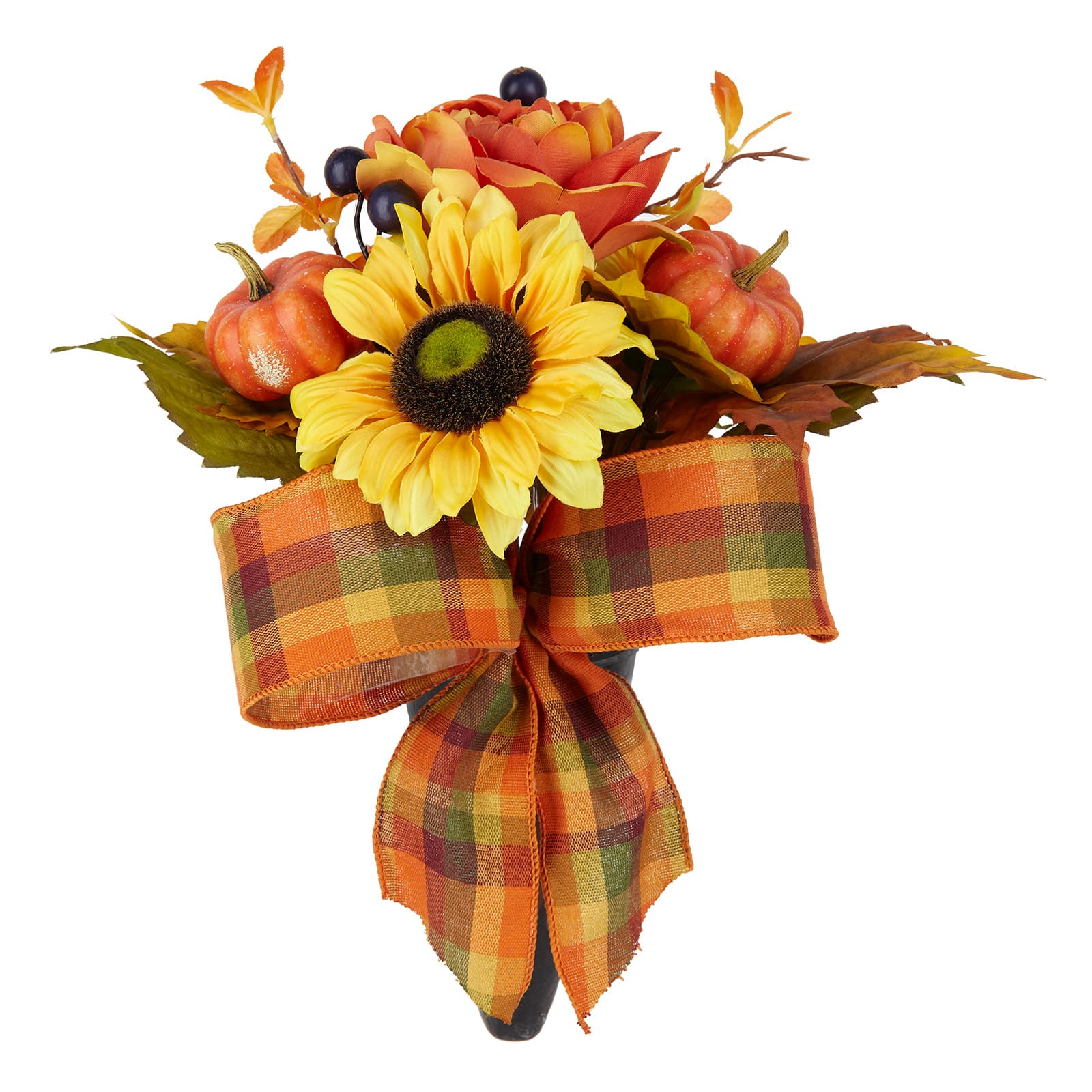 Orange &#x26; Yellow Sunflower Fall Remembrance Cone by Ashland&#xAE;