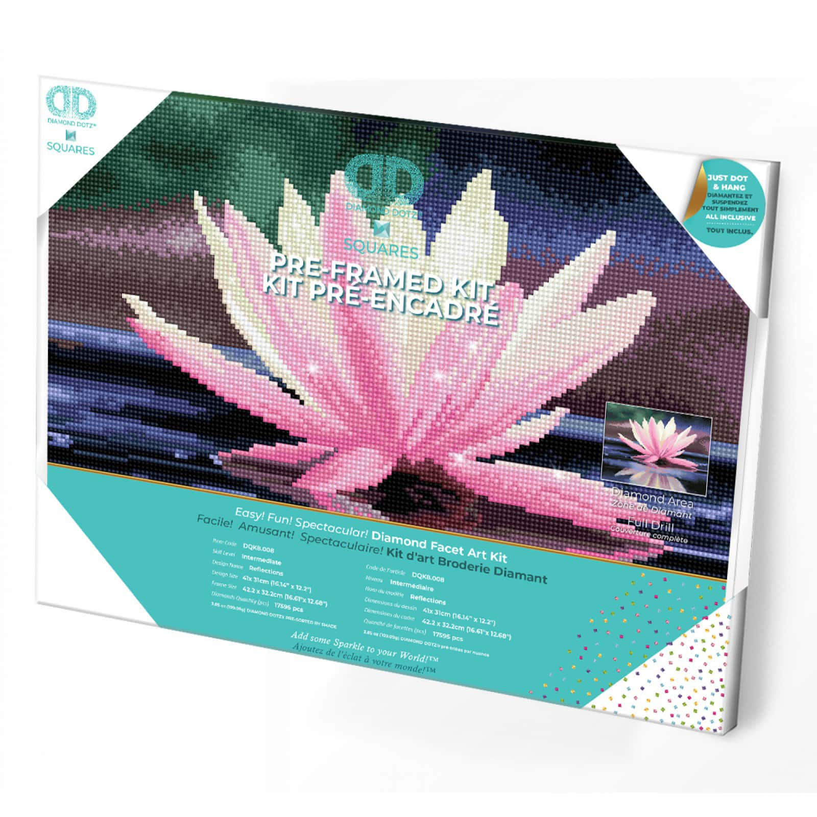 Diamond Dotz&#xAE; Intermediate Reflections Pre-Framed Diamond Painting Kit