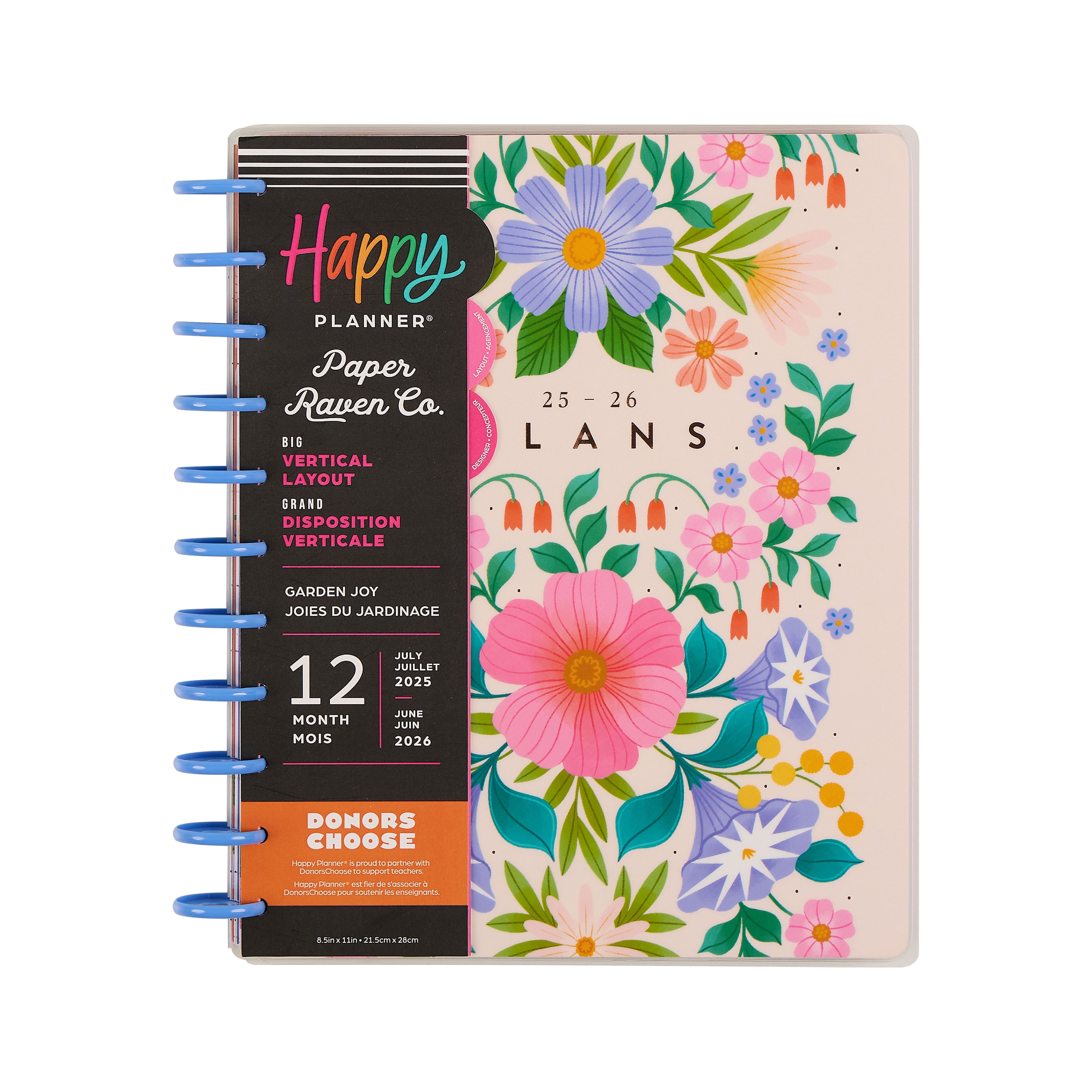 The Big Happy Planner&#xAE; 2025-2026 Garden Joy Customizable Planner