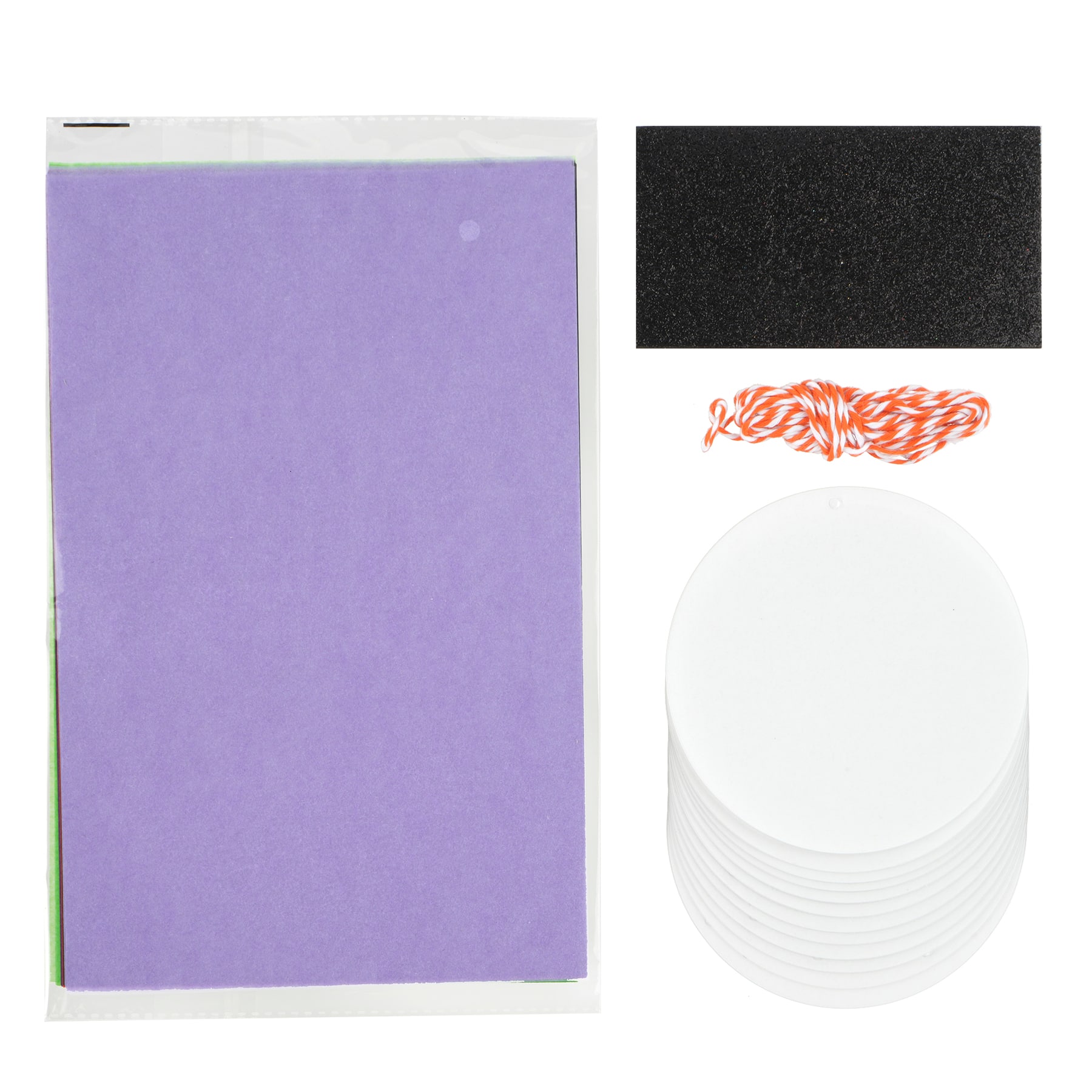 Glow-in-the-Dark Tissue Ornament Suncatcher Kit by Creatology&#x2122;