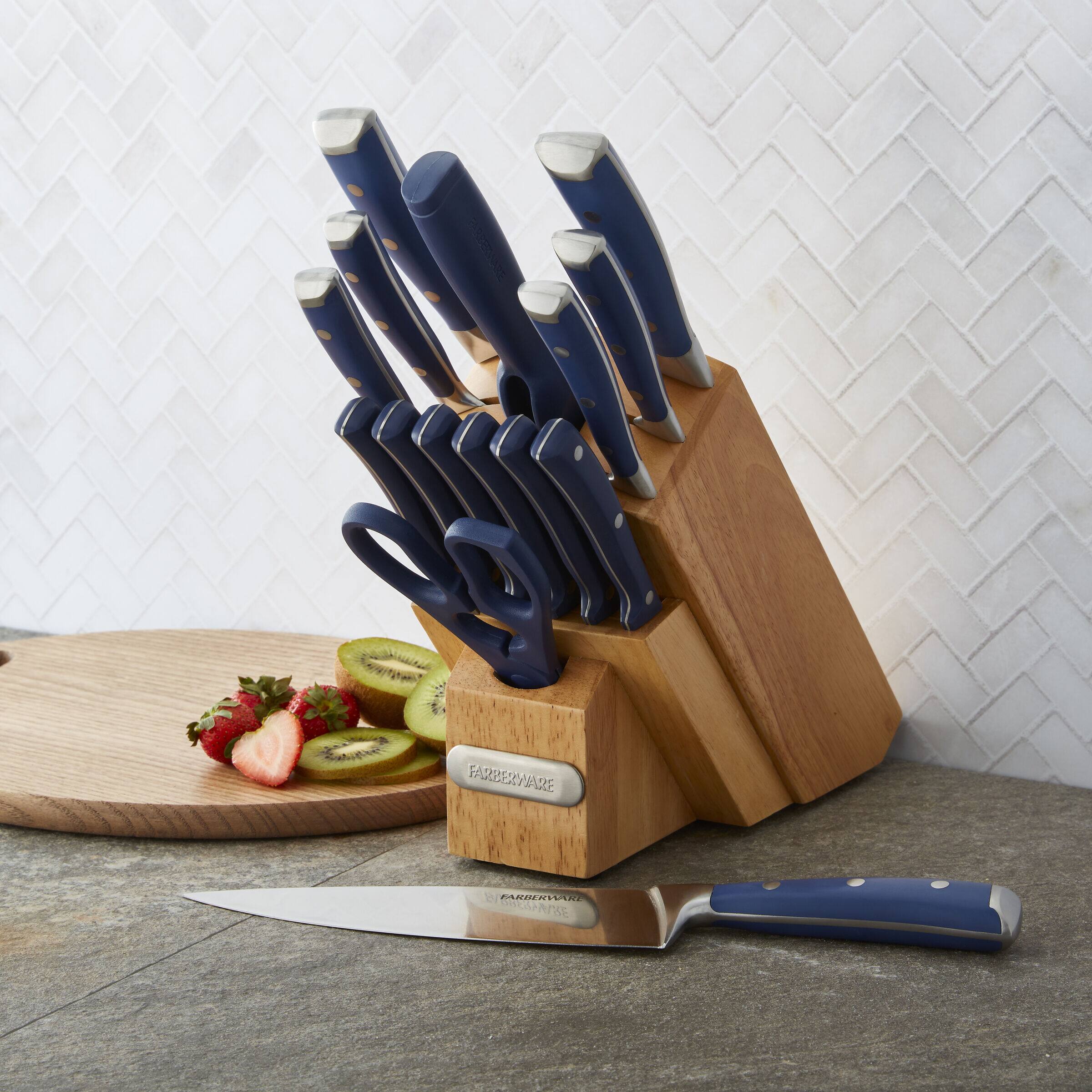 Farberware Ink Blue 15-Piece Cutlery Set