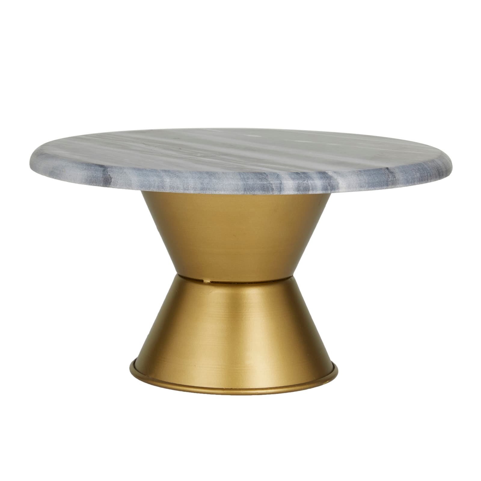 Grey Glam Cake Stand, 12&#x22; x 12&#x22; x 6&#x22;