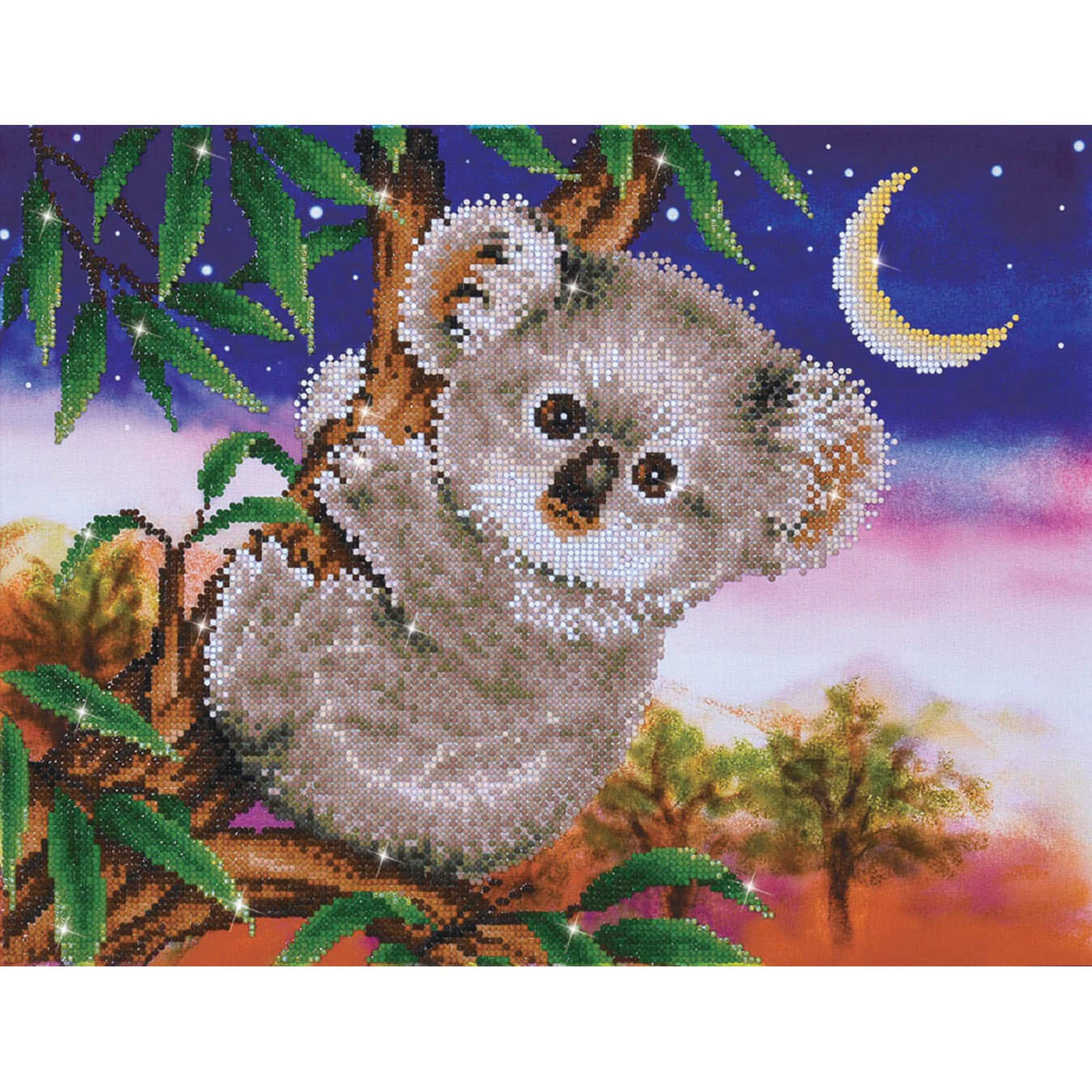 Diamond Dotz&#xAE; Intermediate Koala Snack Diamond Painting Kit