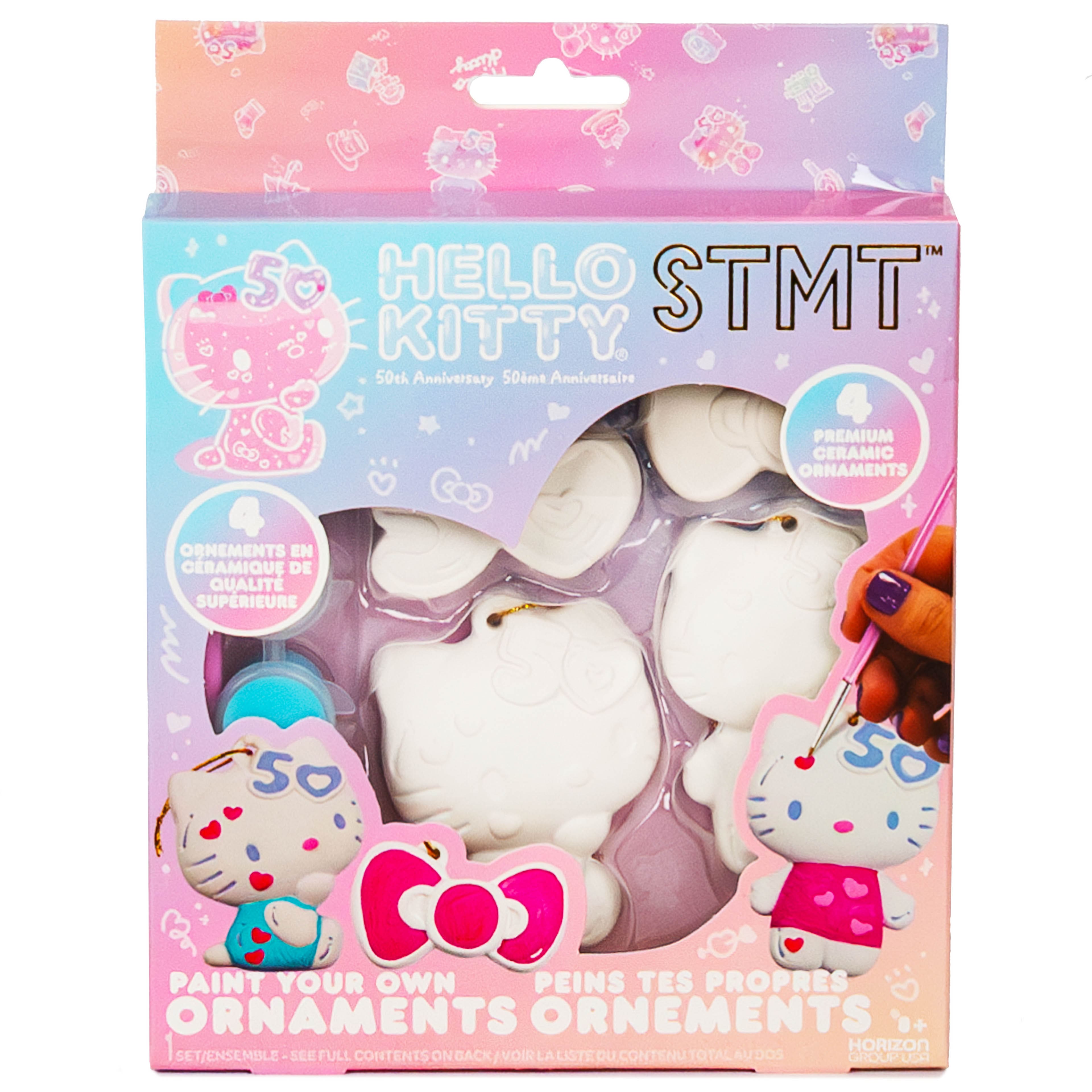 STMT&#xAE; Hello Kitty&#xAE; 50th Anniversary Paint Your Own Ornament Kit