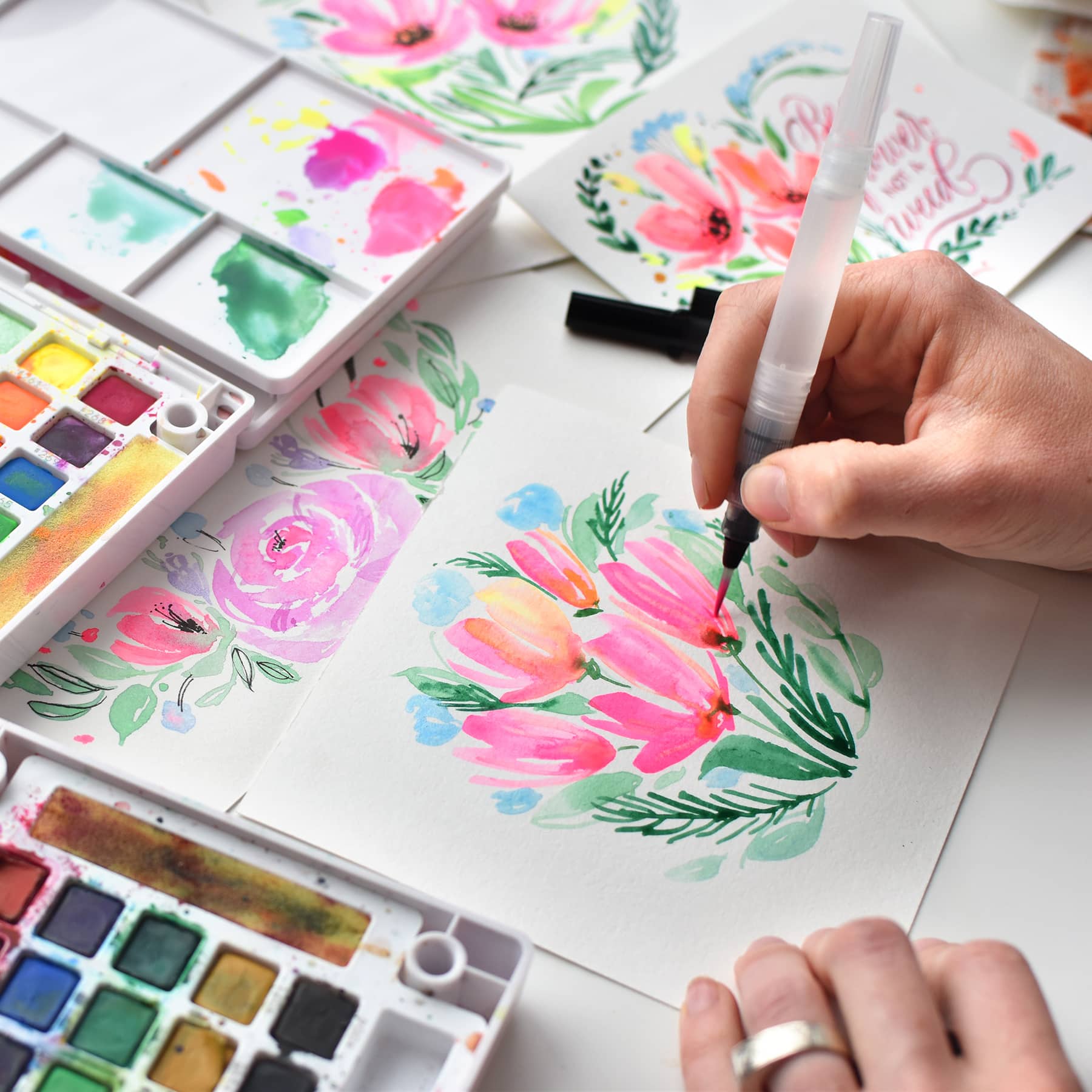 Koi® Water Colors™ Pocket Field Sketch Box