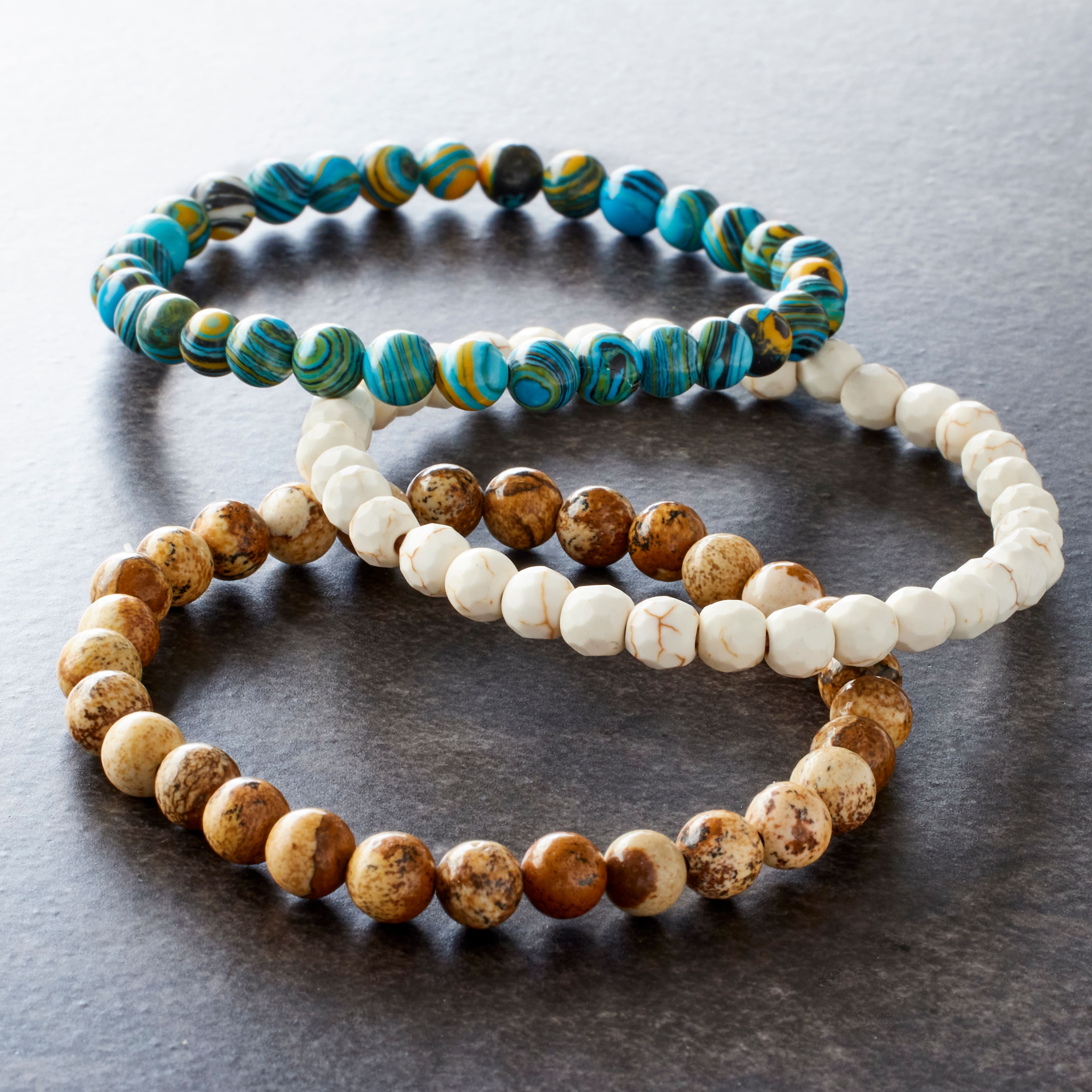 Signature Color Shop Azur Malachite Bracelets By Bead Landing&#x2122;
