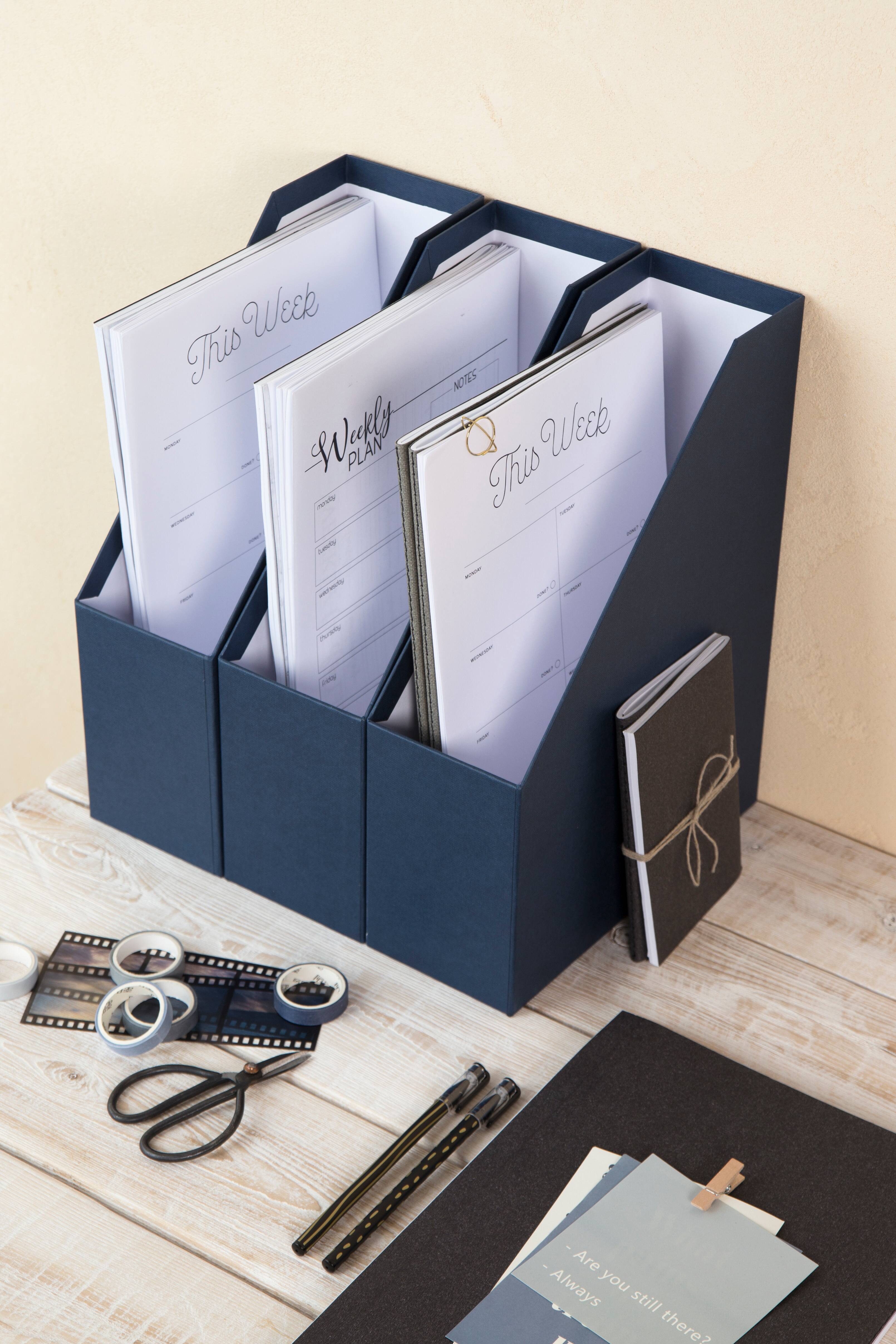 Bigso Viktoria Magazine Holder Set