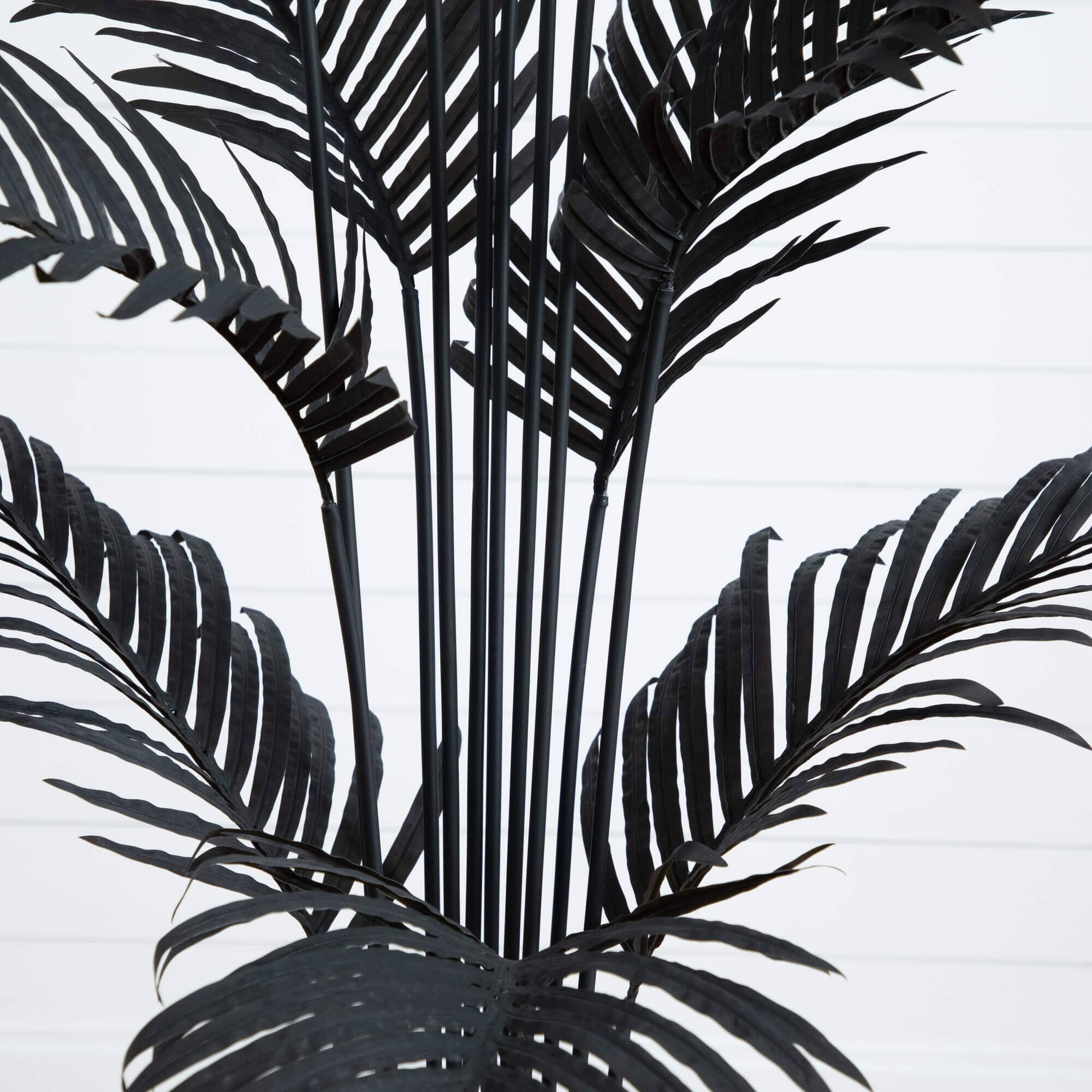 6ft. Artificial Halloween Black Paradise Palm Tree