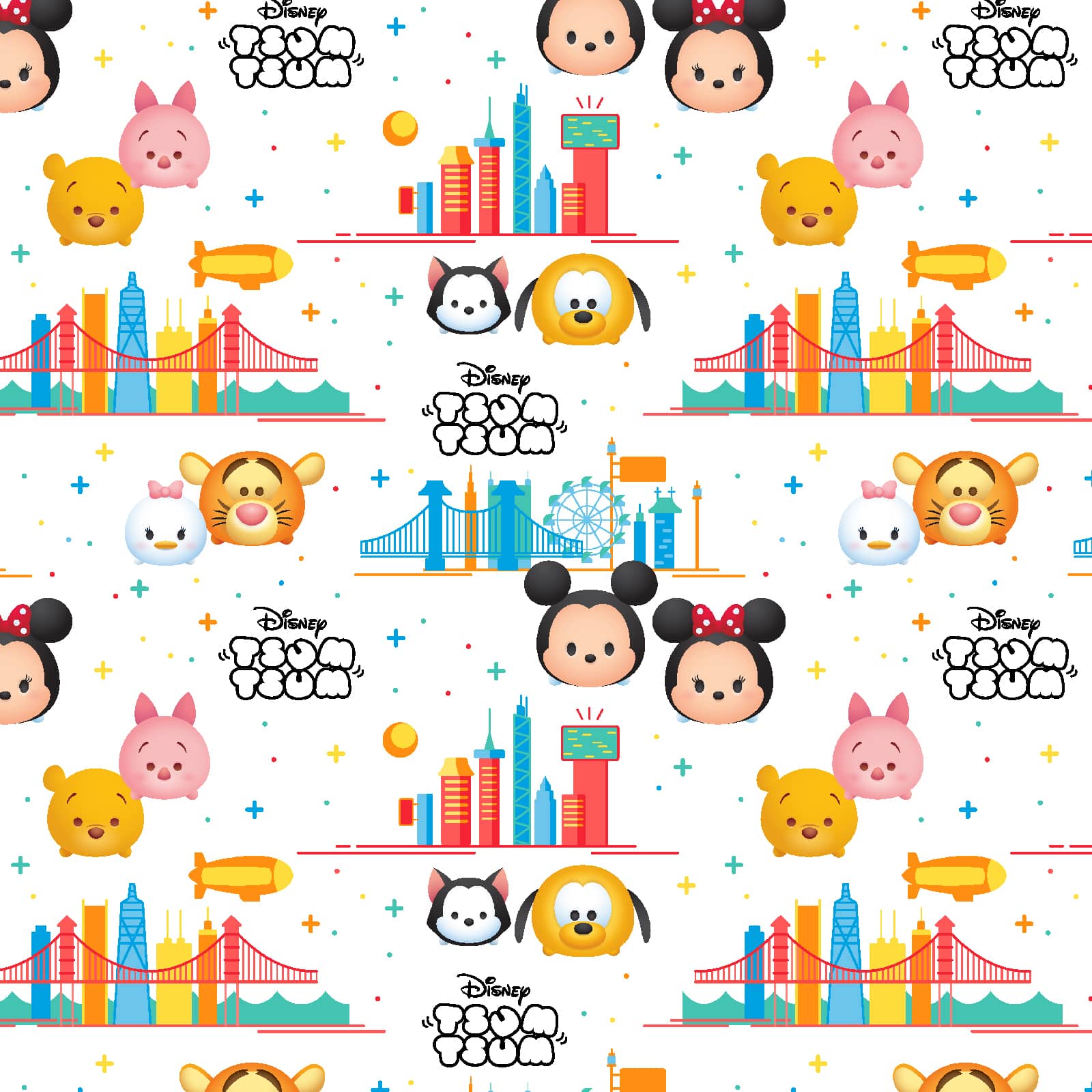 Disney® Tsum Tsum Travel Cotton Fabric
